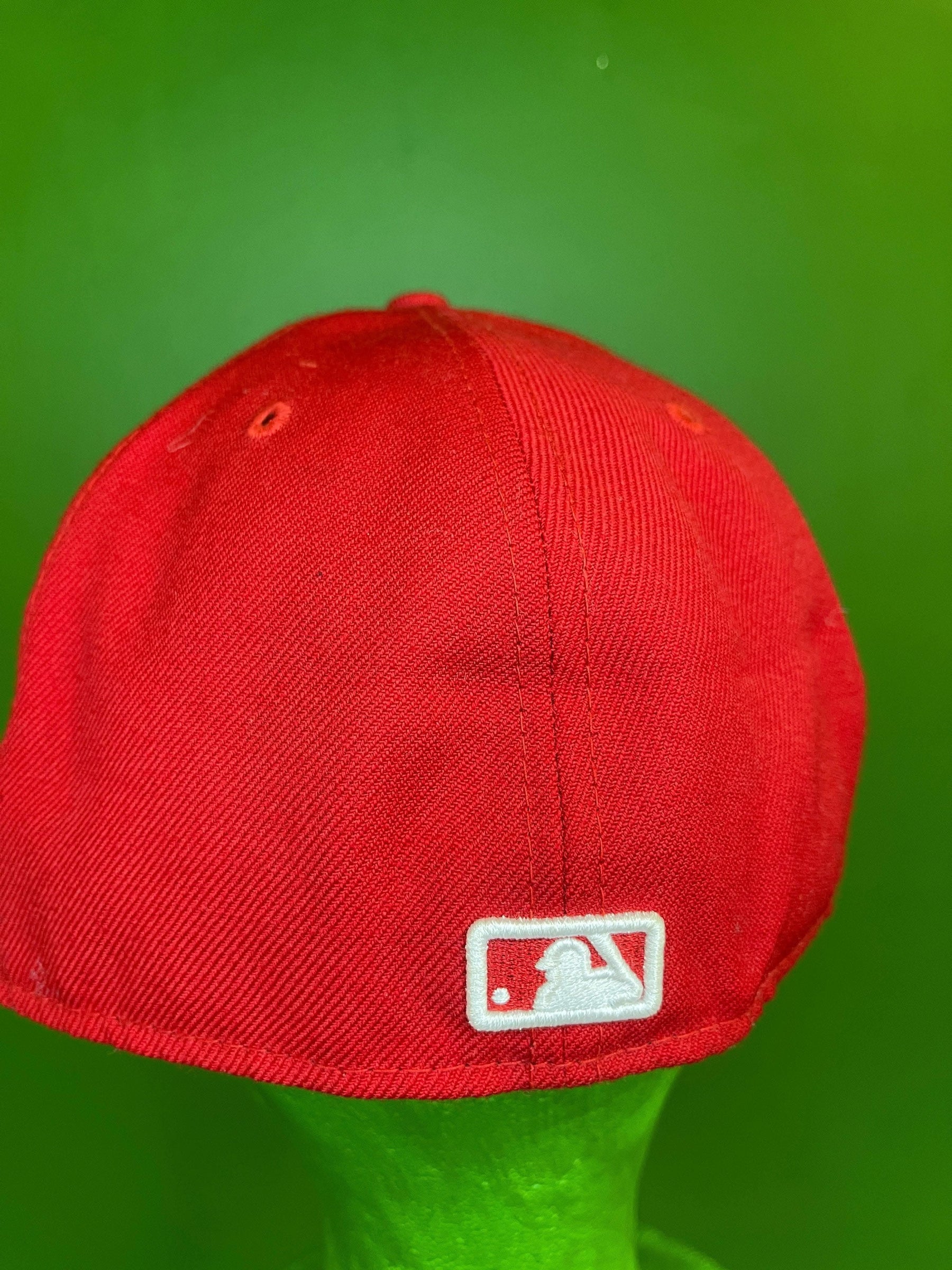 MLB Colorado Rockies New Era Baseball 59FIFTY Red Hat Cap Size 7-3/8