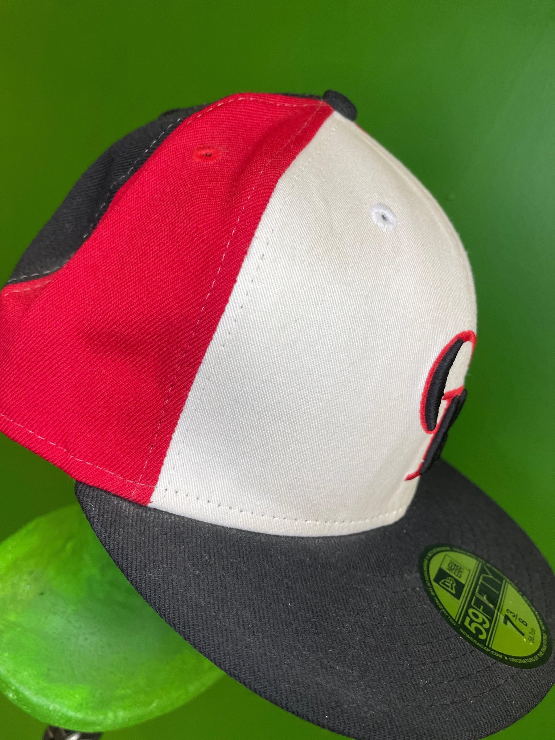 MLB Colorado Rockies New Era Baseball 59FIFTY Red White Black Cap 7-3/8
