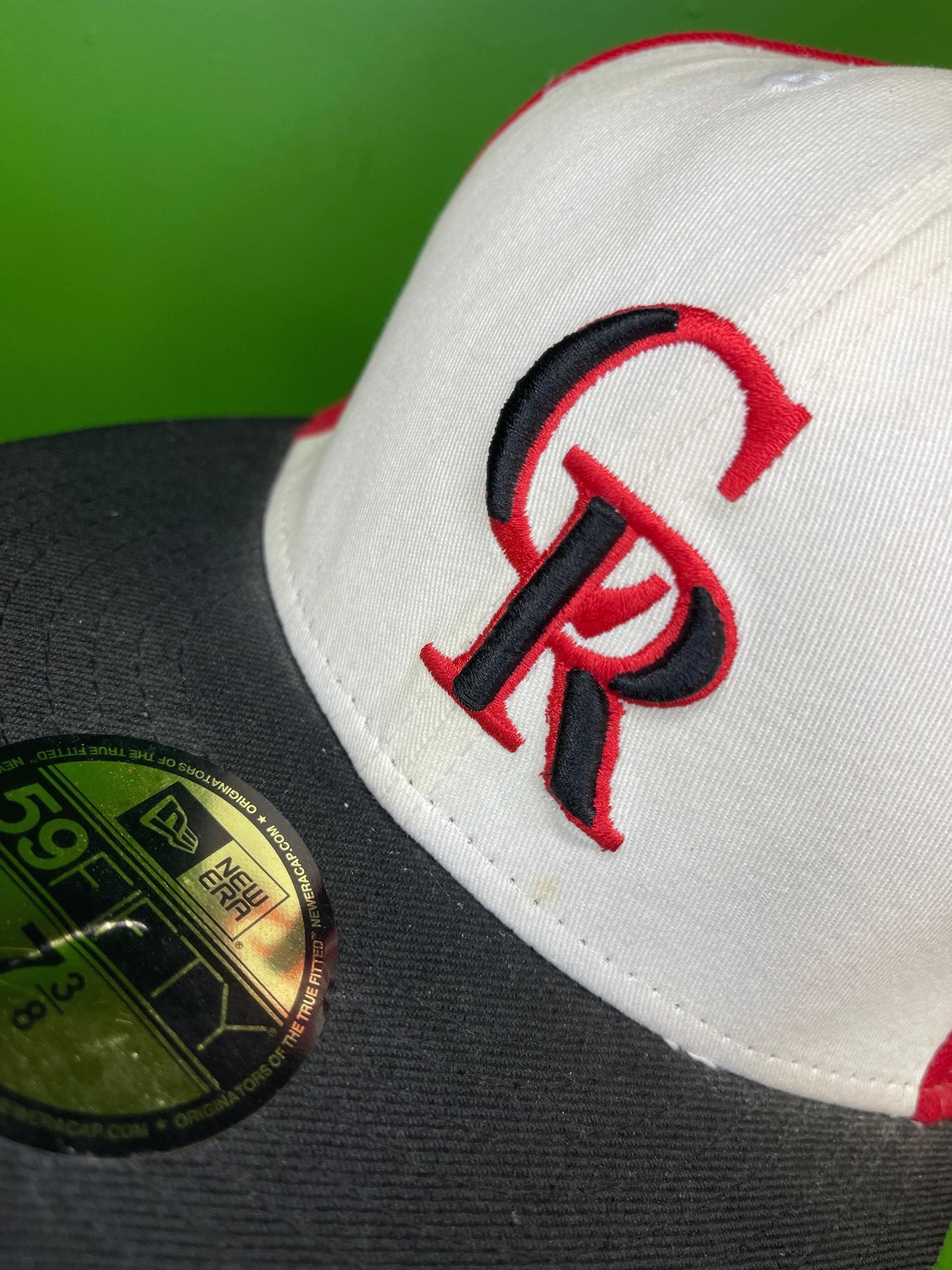 MLB Colorado Rockies New Era Baseball 59FIFTY Red White Black Cap 7-3/8