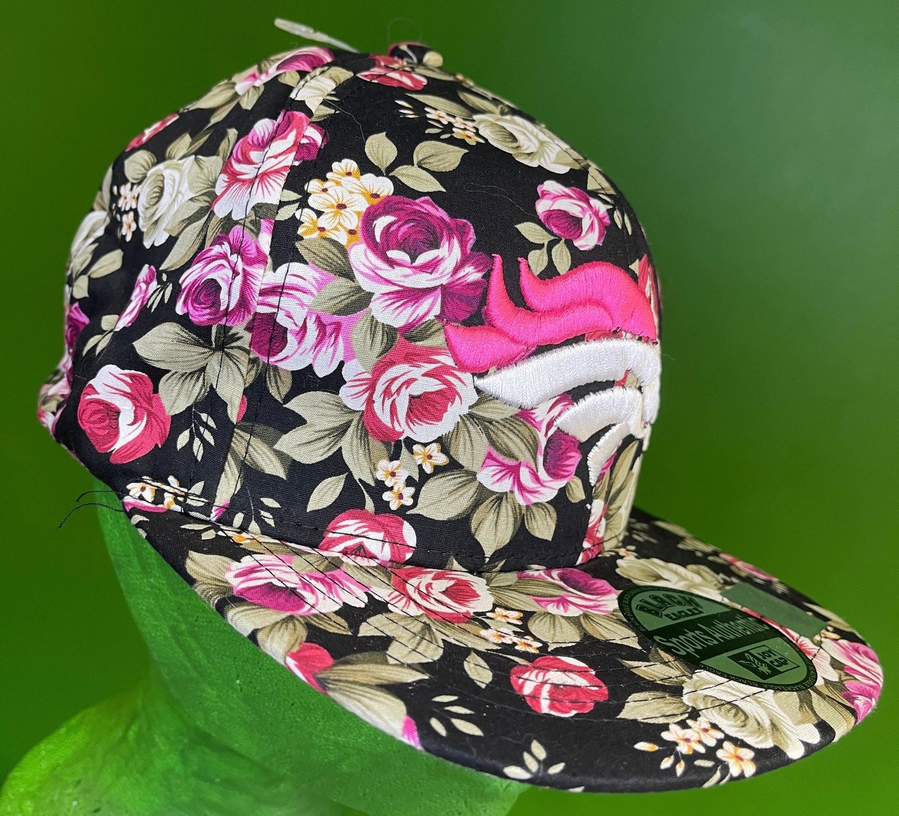 NFL Denver Broncos Pink Floral Baseball Cap/Hat OSFM NWT