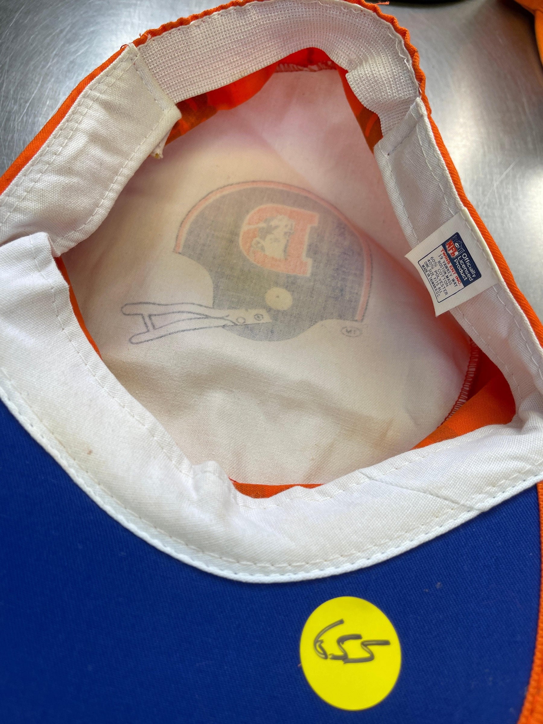 NFL Denver Broncos Vintage 70's Conductor Style Cap/Hat OSFM