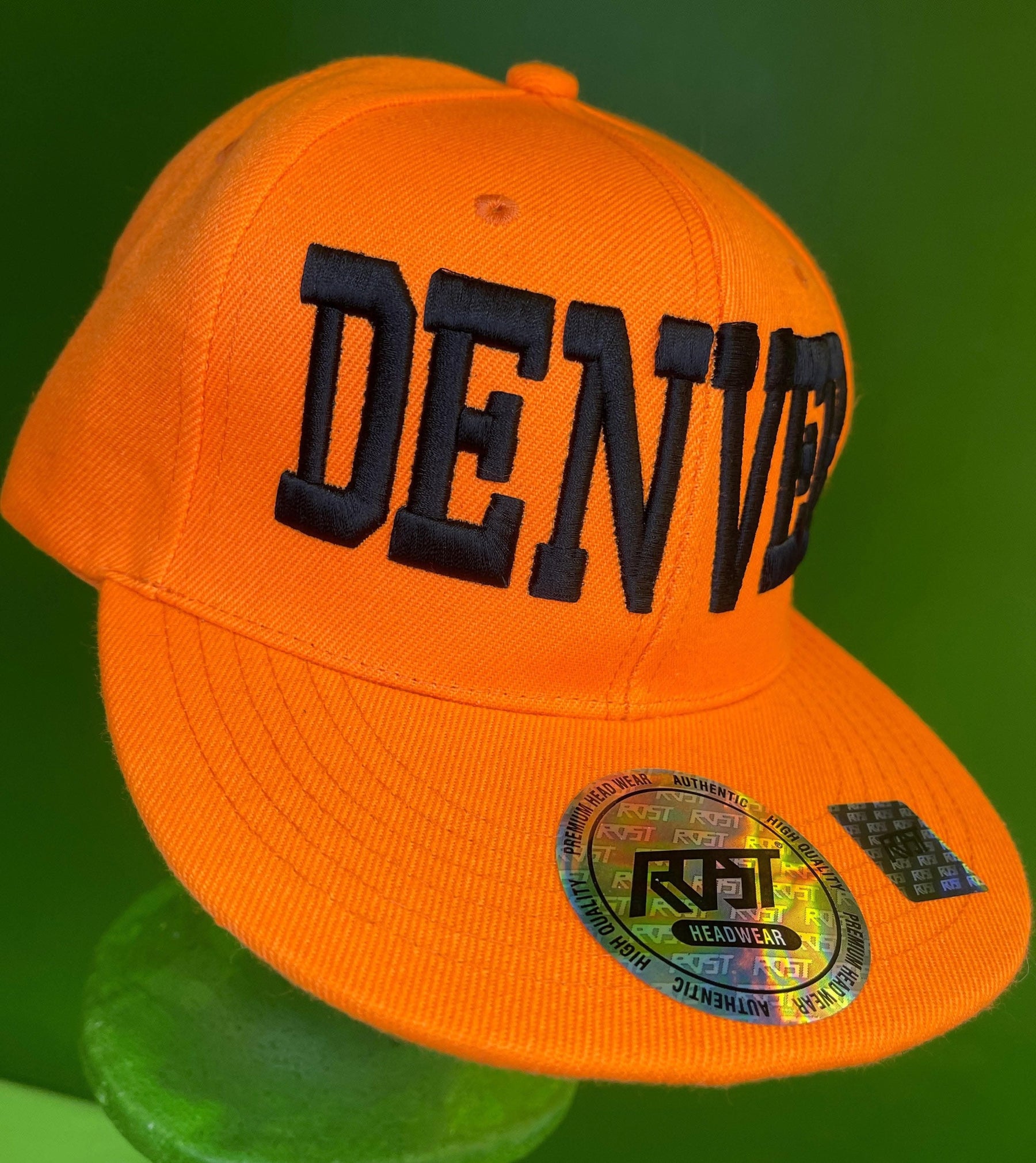 NFL Denver Broncos Style Orange "Denver" Snapback Baseball Cap/Hat OSFM