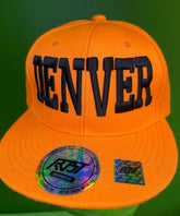 NFL Denver Broncos Style Orange "Denver" Snapback Baseball Cap/Hat OSFM