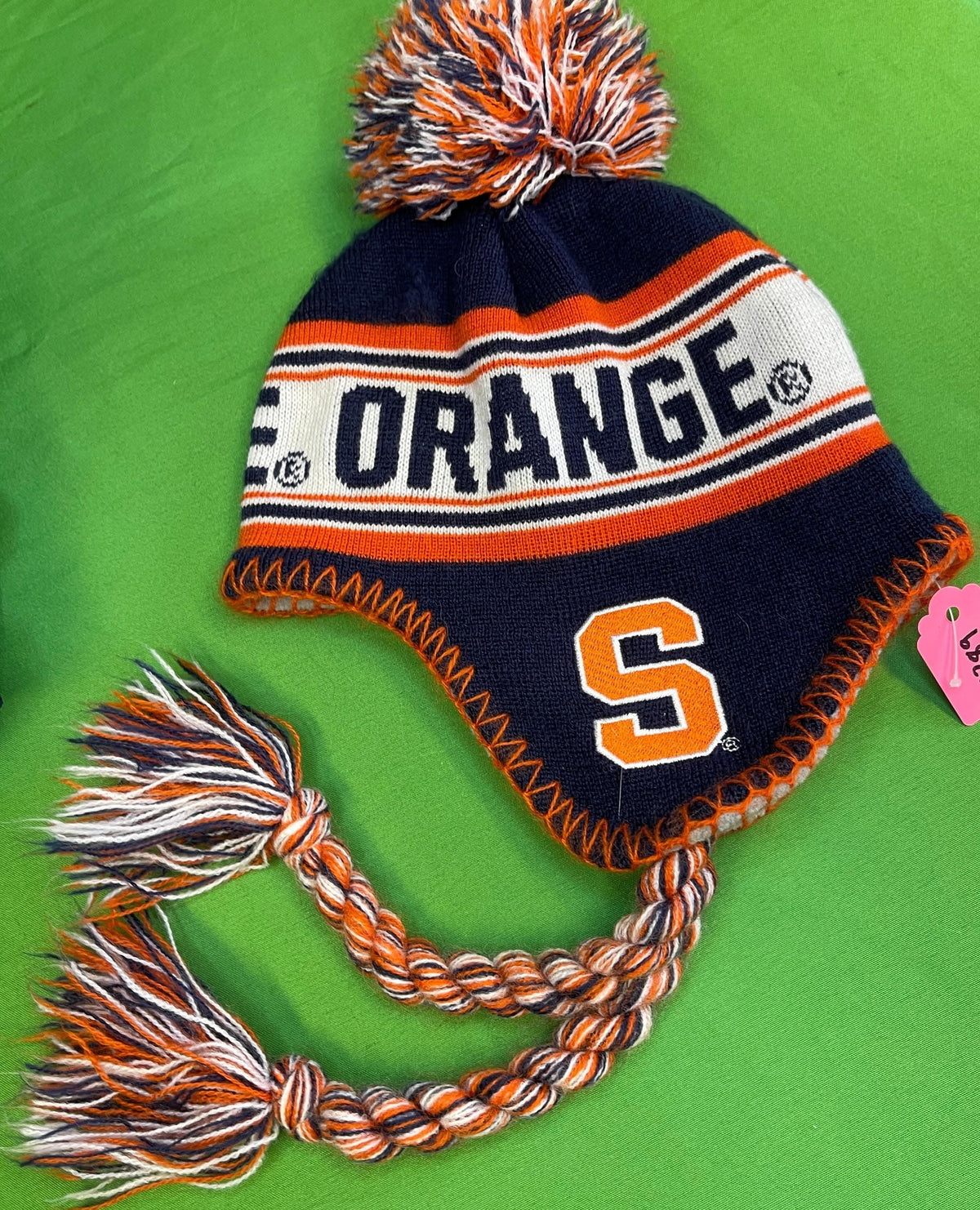 NCAA Syracuse Orange Gen2 Woolly Bobble Hat with Tassel Ties Toddler 2-4T OSFM