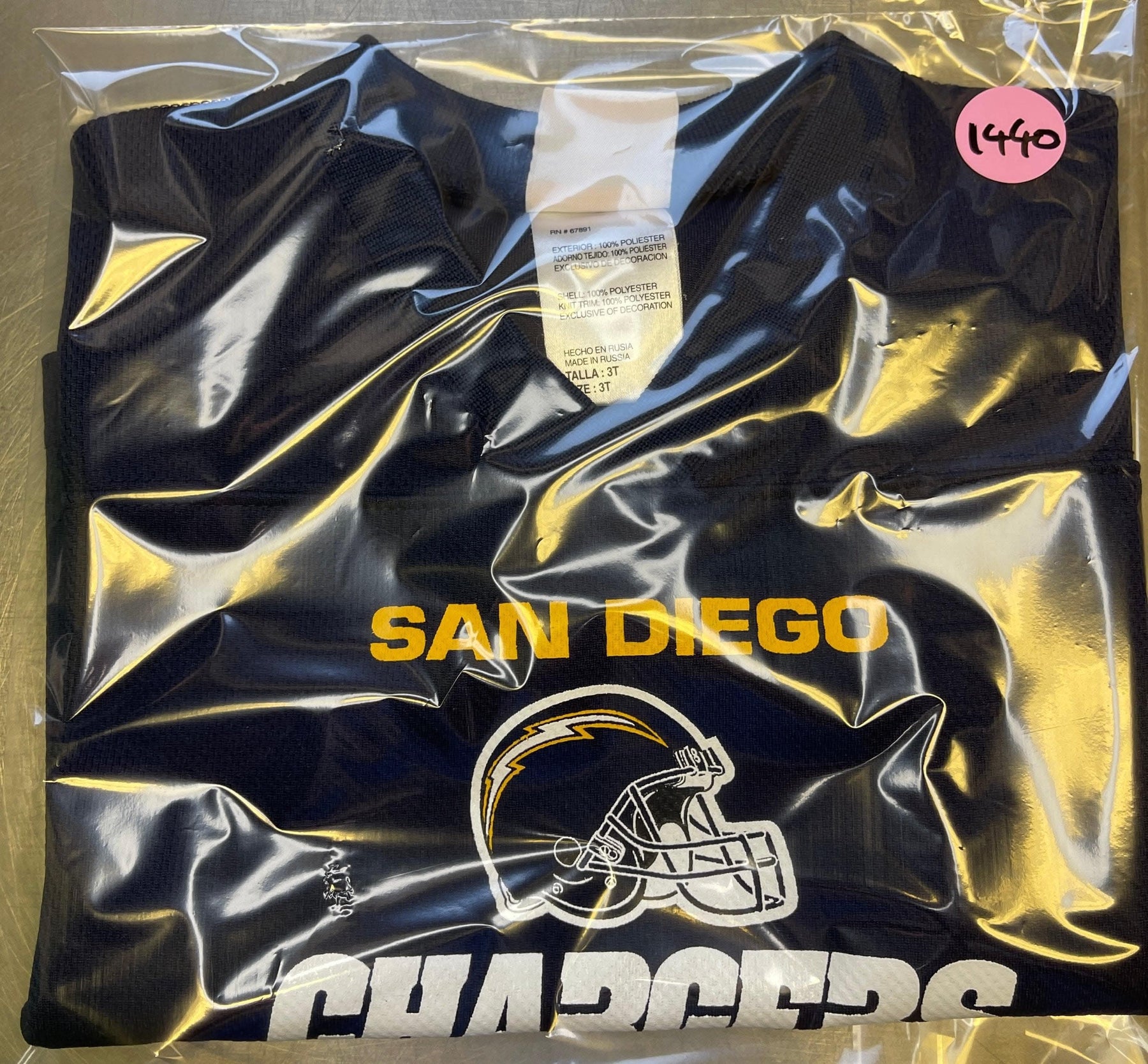 NFL Los Angeles Chargers (San Diego) Jersey Toddler 3T