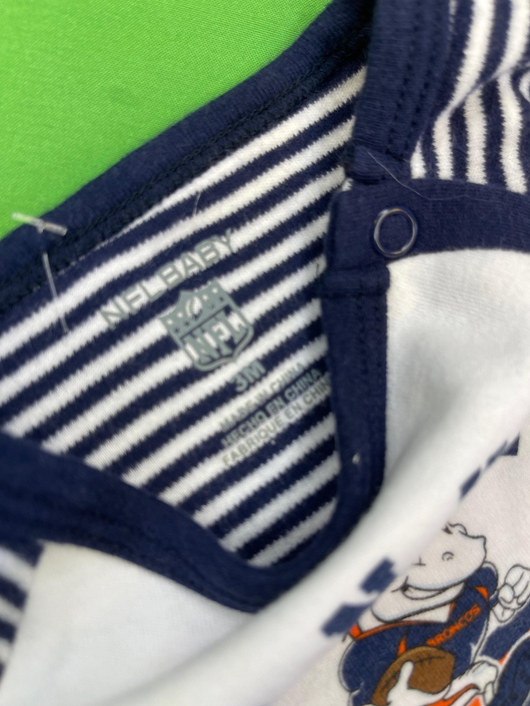 NFL Denver Broncos Striped Long Sleeve T-Shirt 3 months