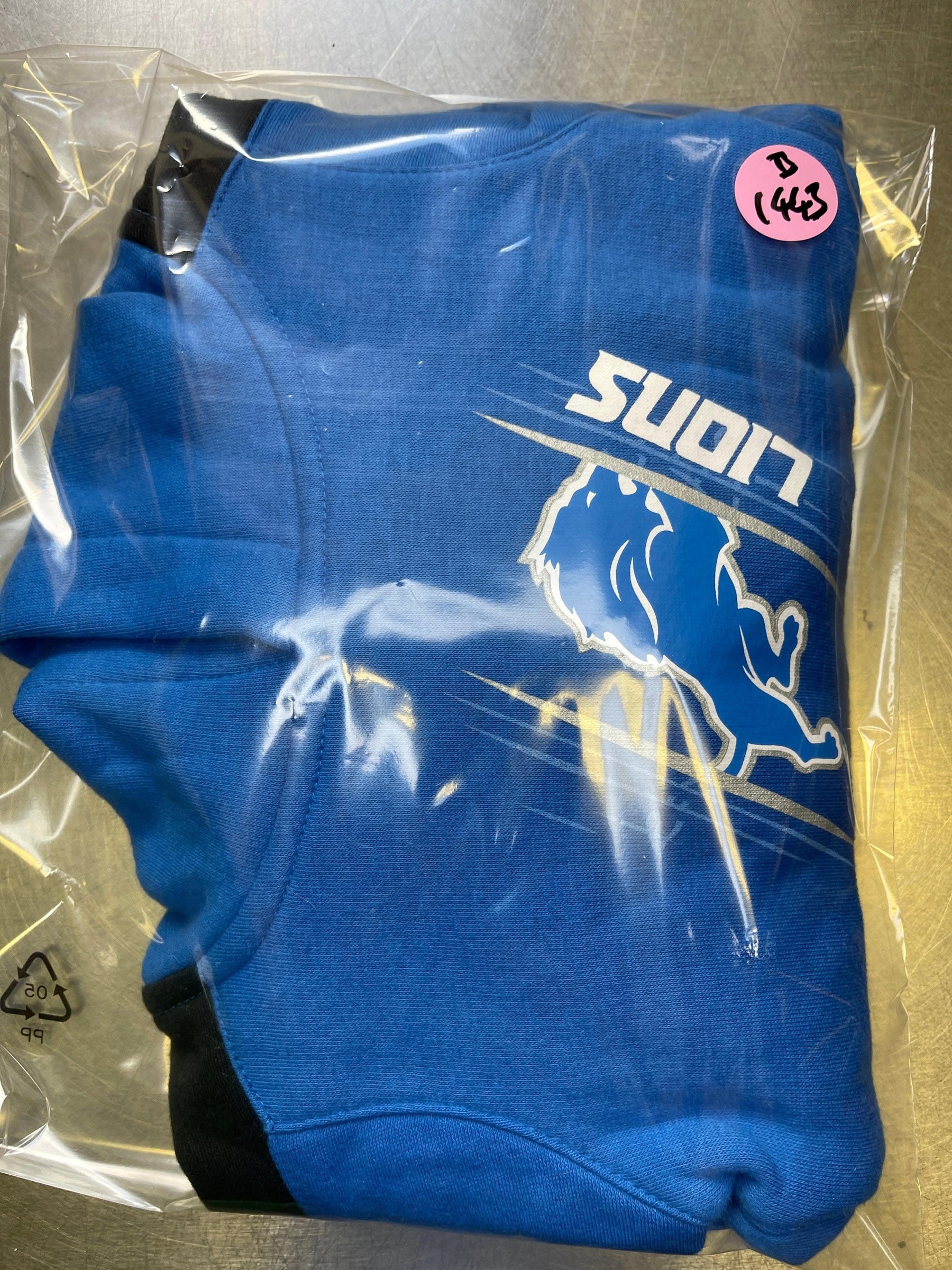NFL Detroit Lions Blue Hoodie 12 months