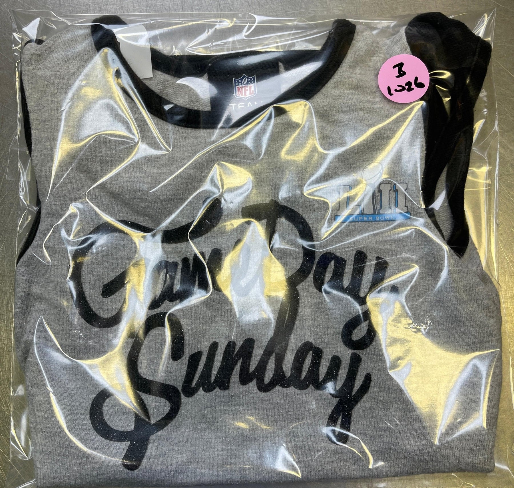 NFL Super Bowl LII "Game Day Sunday" Grey Dress Toddler 2T