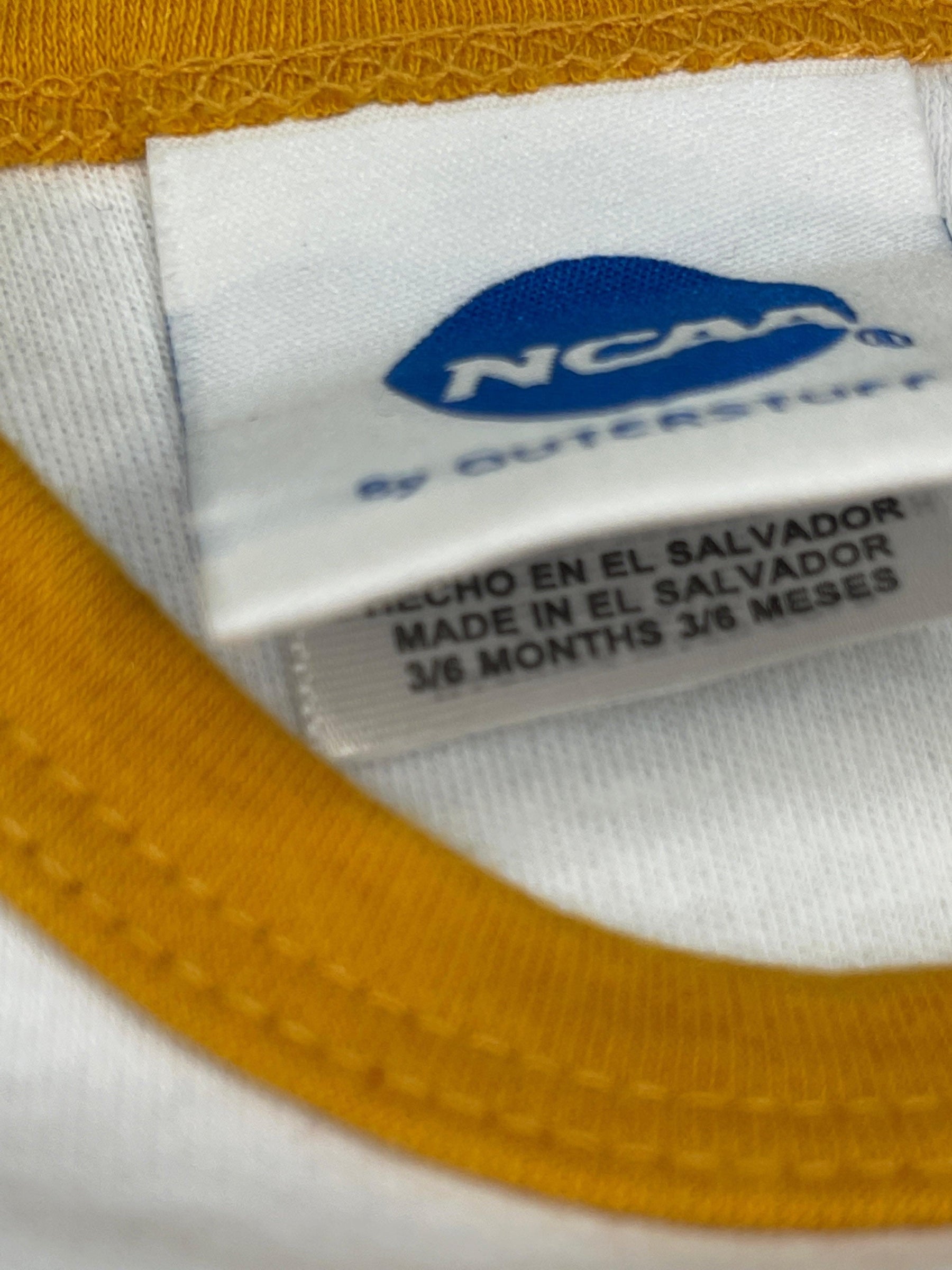 NCAA Missouri Tigers White Bodysuit 3-6 months