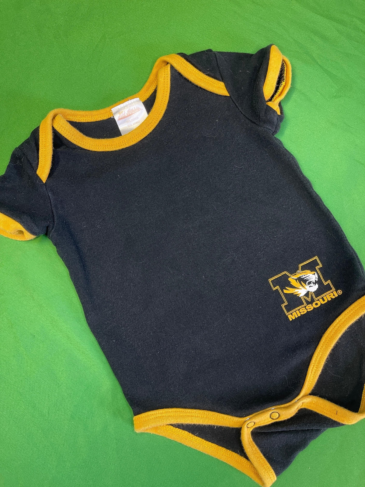 NCAA Missouri Tigers Black Bodysuit 6-9 months