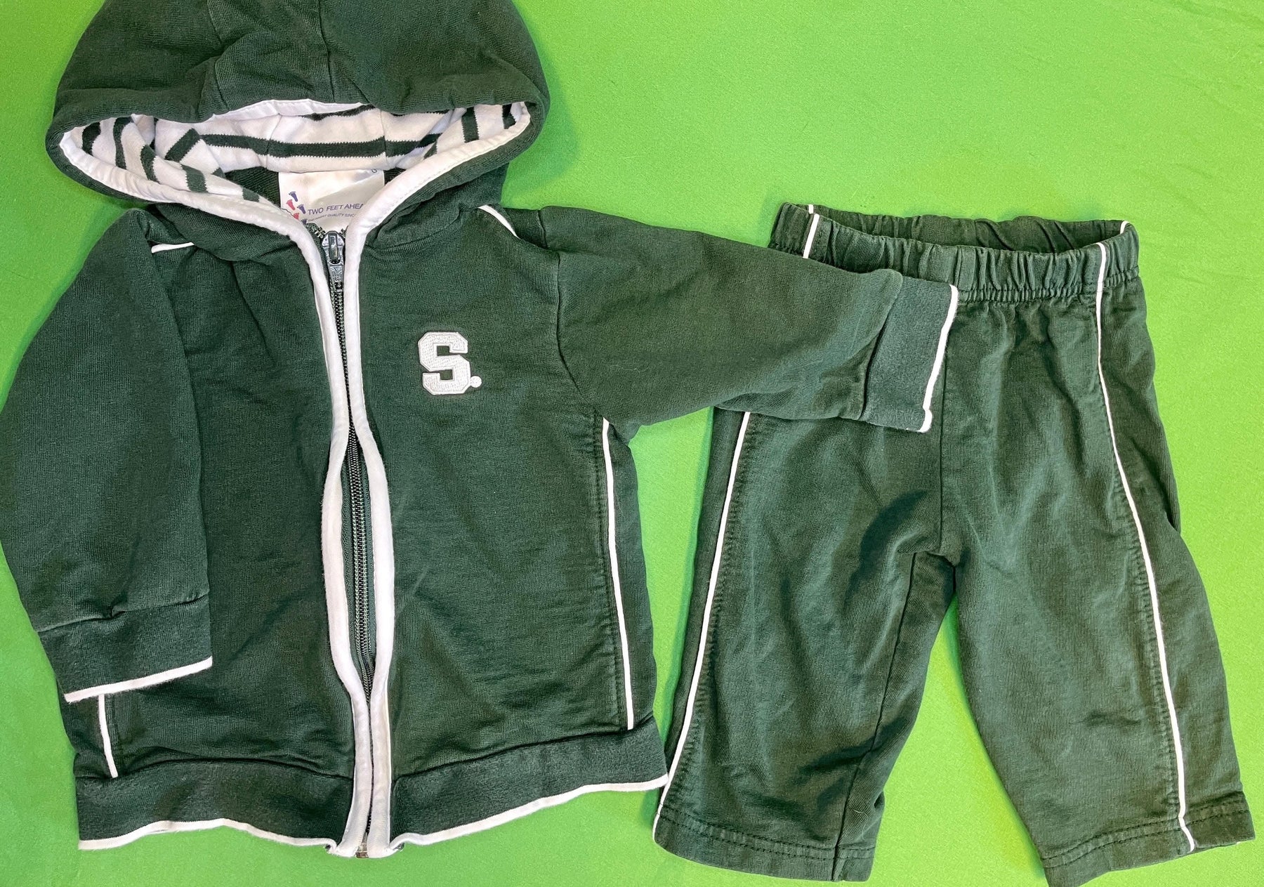 NCAA Michigan State Spartans 2-pc Track Suit Toddler 24 Months