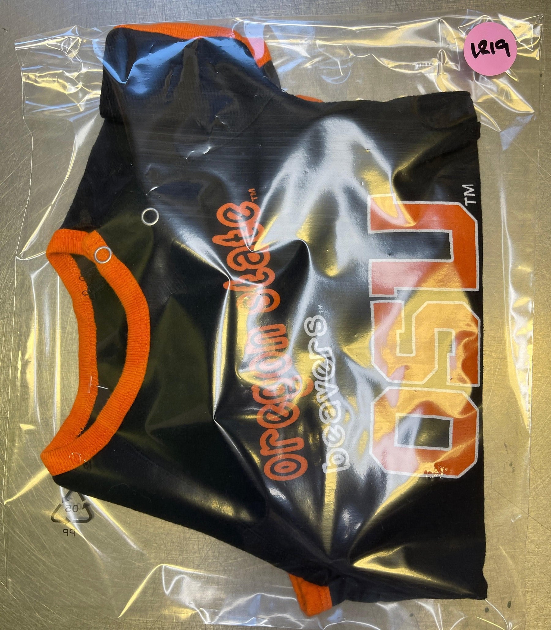 NCAA Oregon State Beavers Black Bodysuit 3-6 months