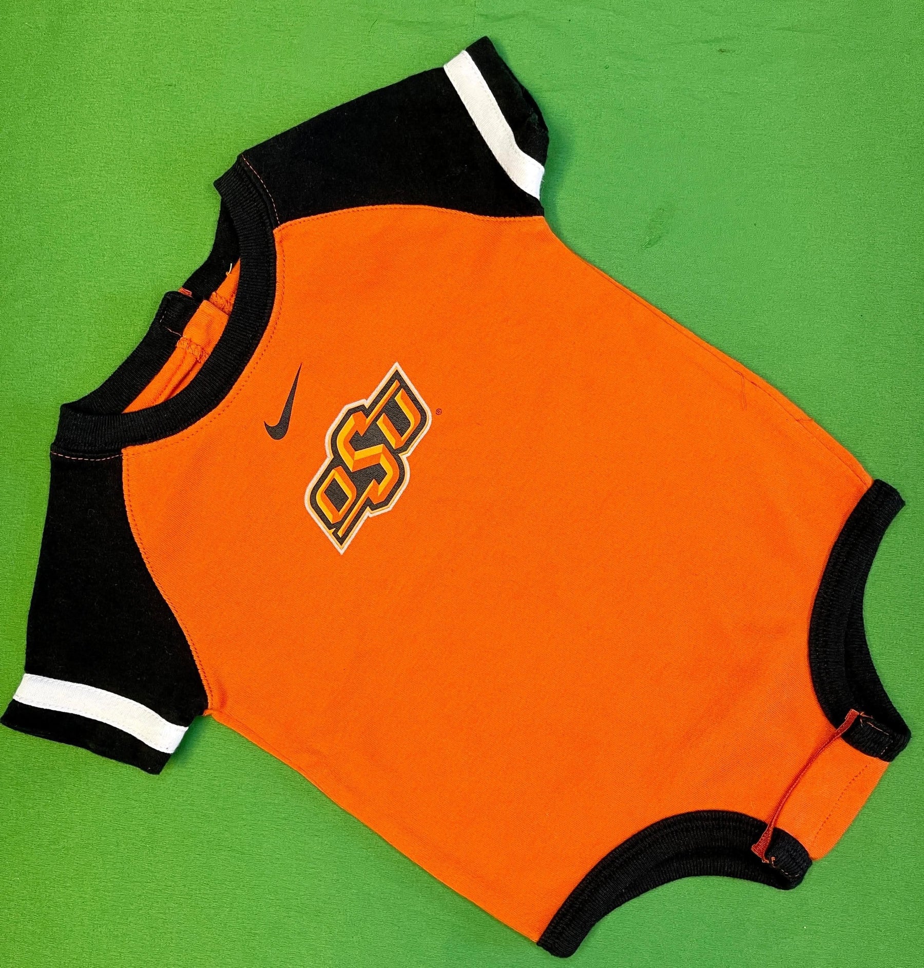 NCAA Oklahoma State Cowboys Orange Bodysuit 6-9 months