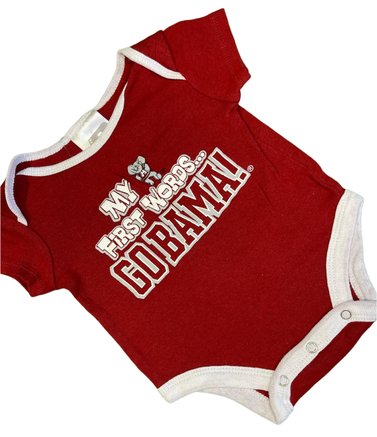 NCAA Alabama Crimson Tide Red Bodysuit 0-3 months