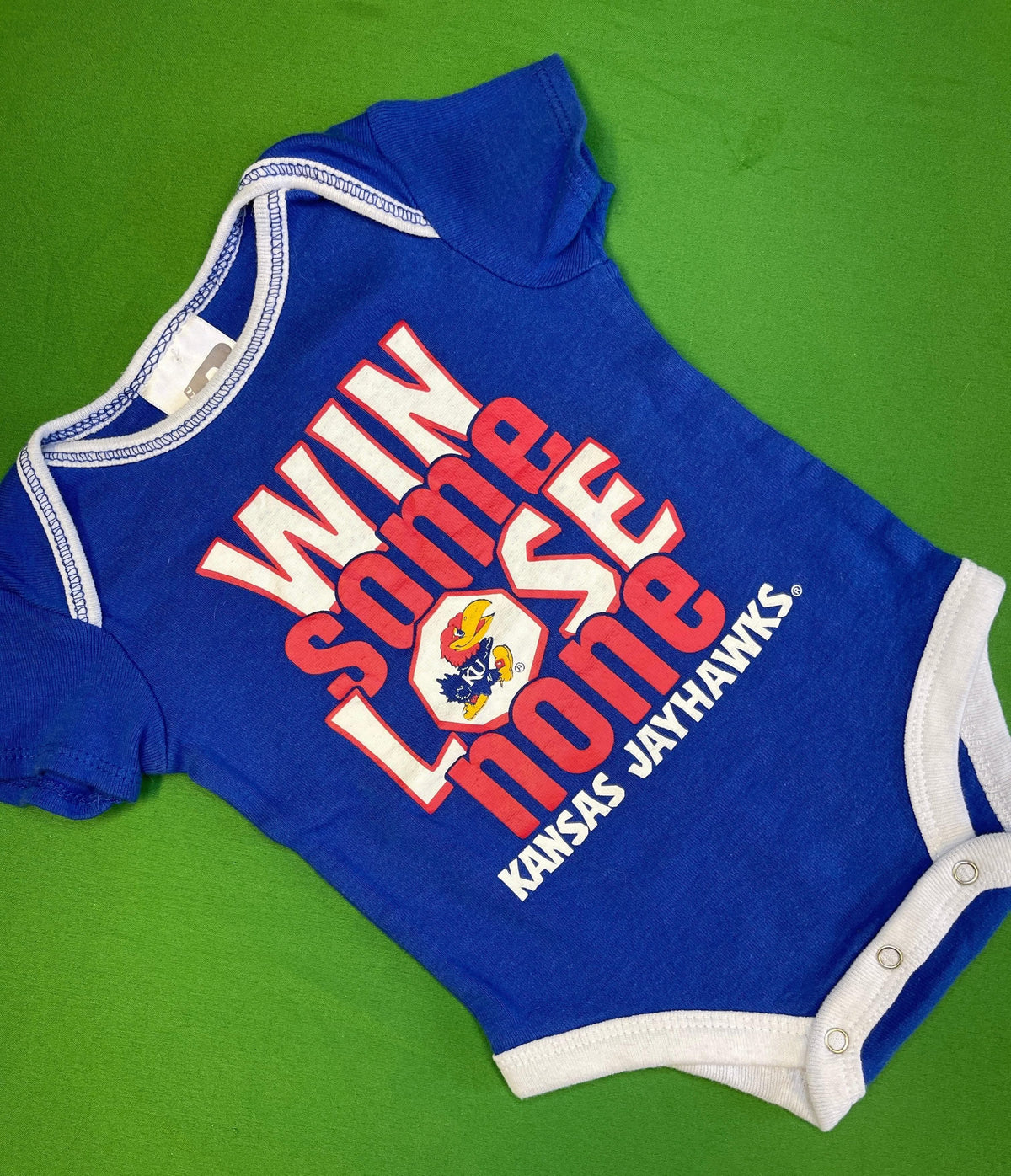 NCAA Kansas Jayhawks Infant Baby Blue Bodysuit 3-6 months