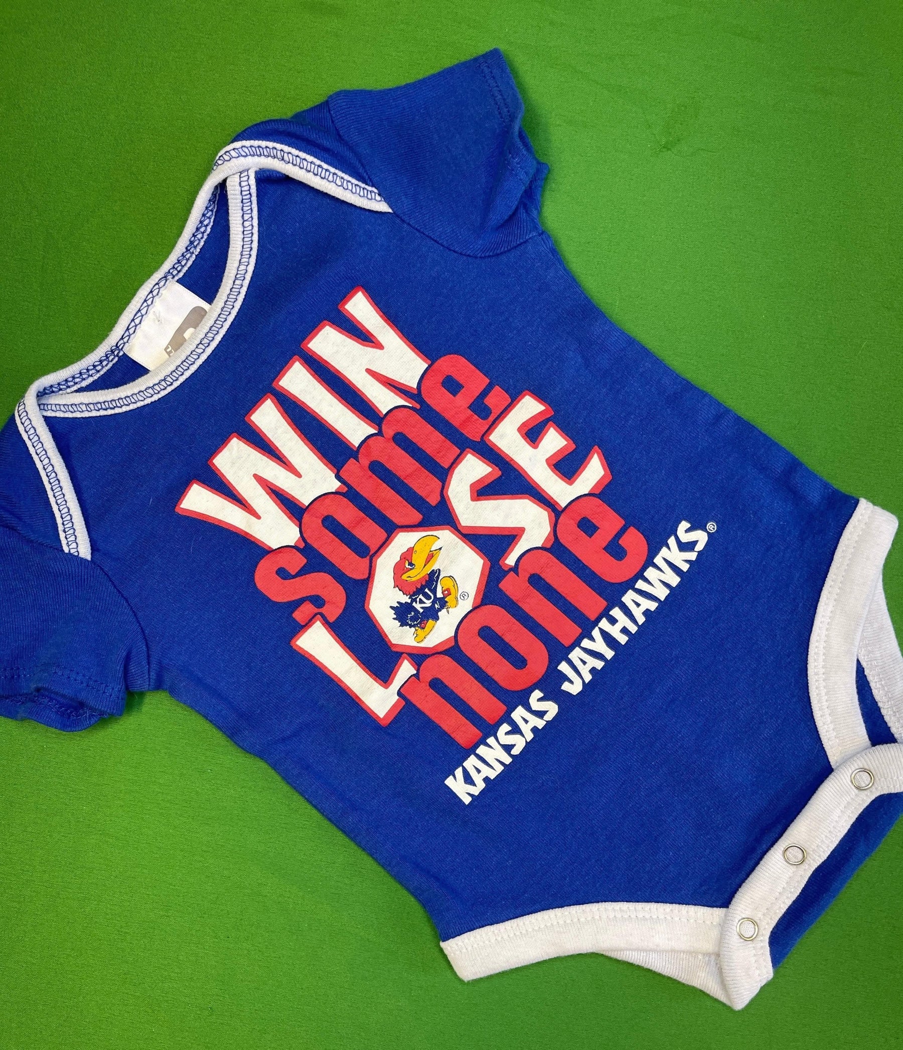 NCAA Kansas Jayhawks Infant Baby Blue Bodysuit 3-6 months