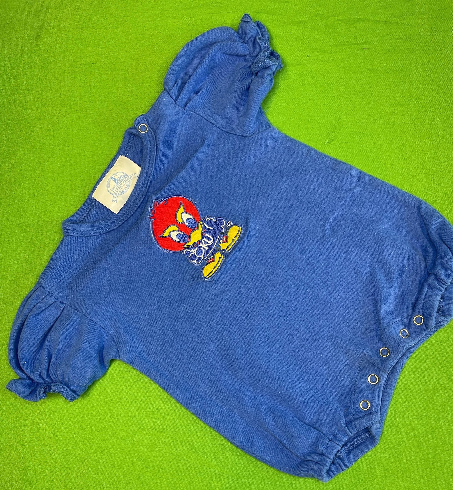 NCAA Kansas Jayhawks Infant Baby Blue Bodysuit 12 months