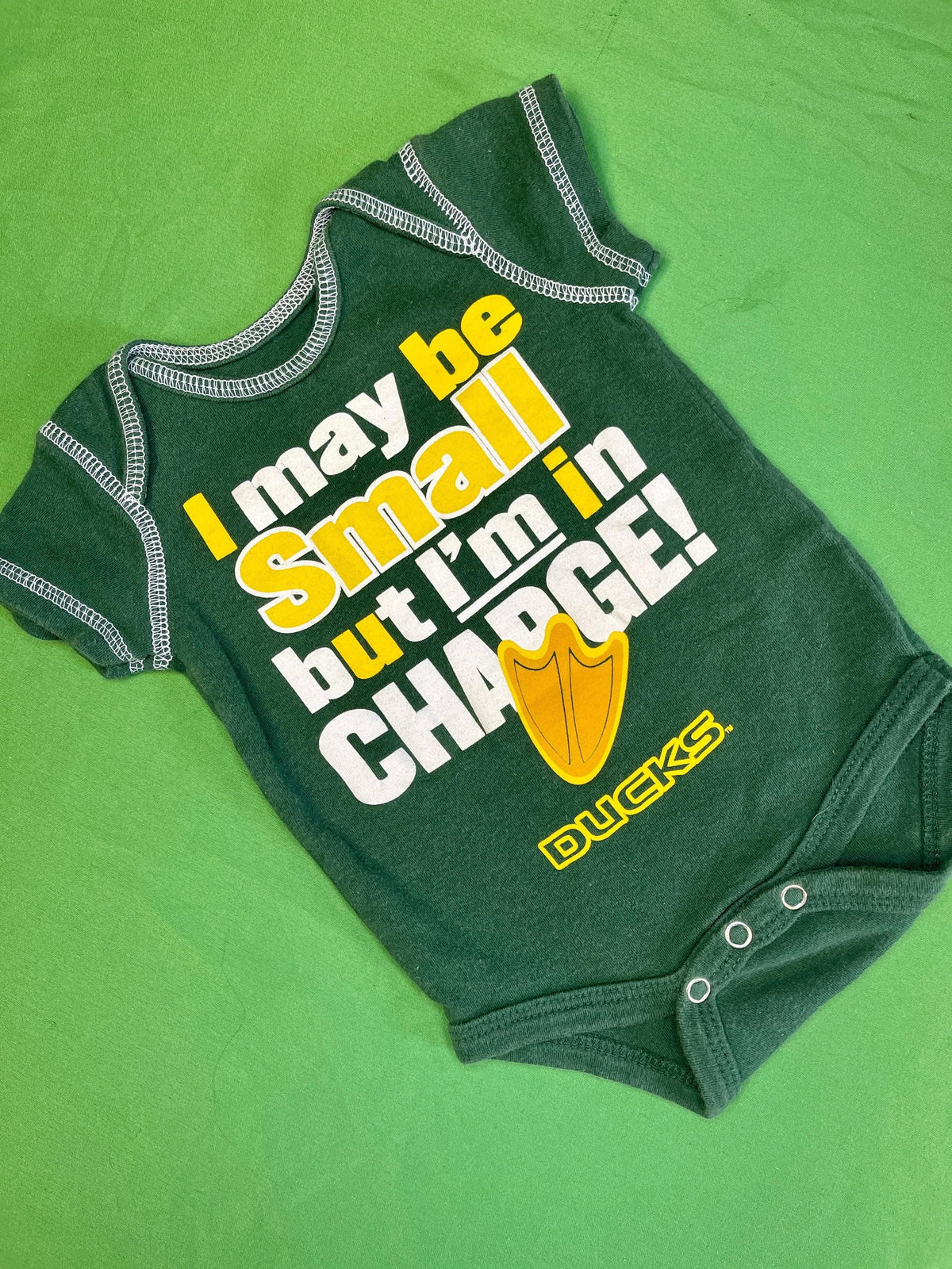 NCAA Oregon Ducks Green Bodysuit 0-3 months