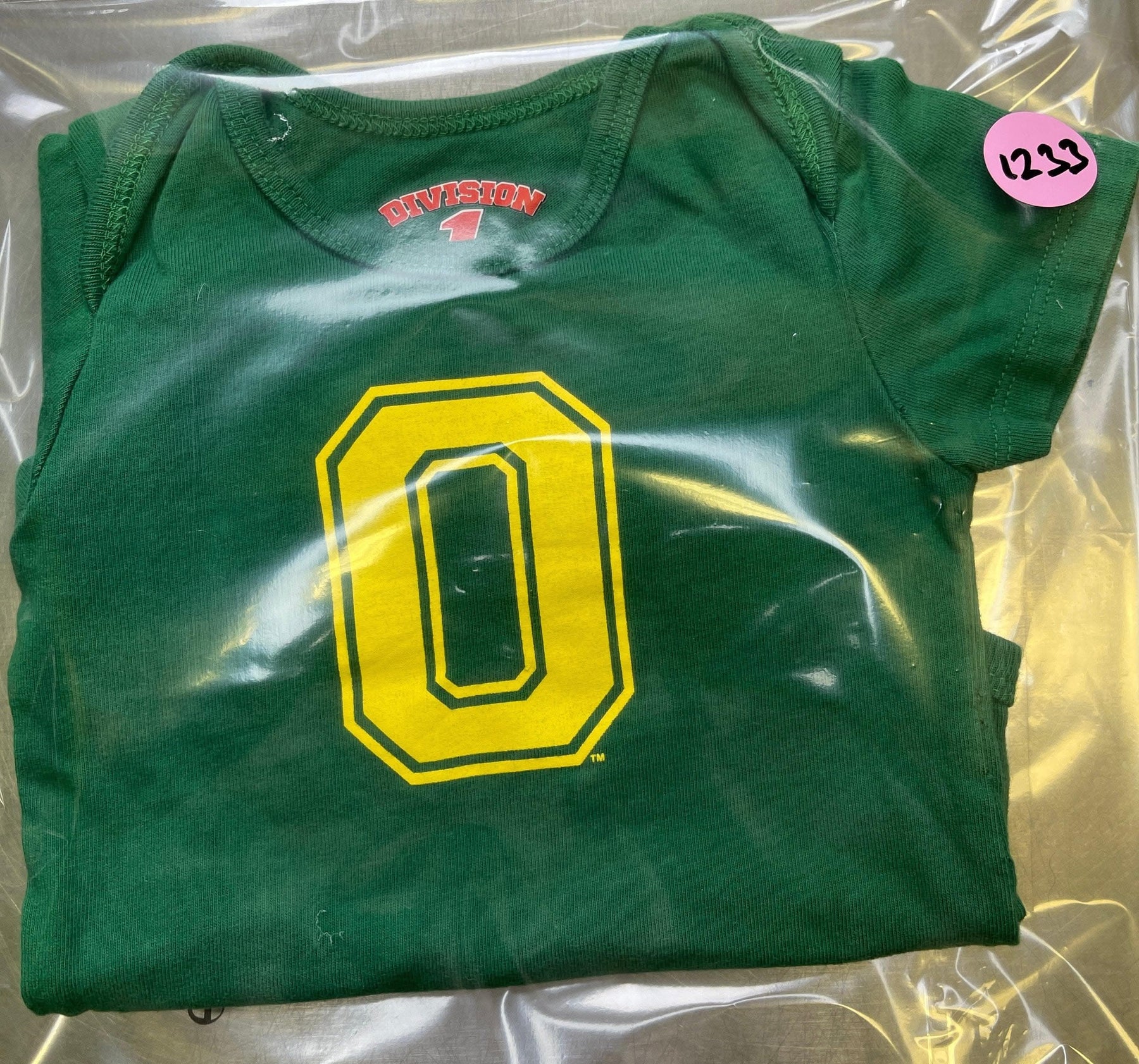 NCAA Oregon Ducks Green Bodysuit 3-6 months