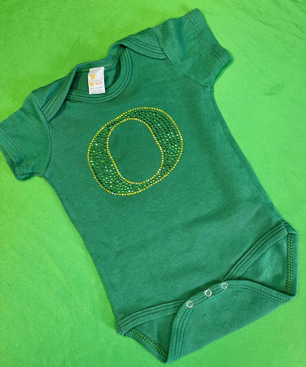 NCAA Oregon Ducks Green Bodysuit 3-6 months