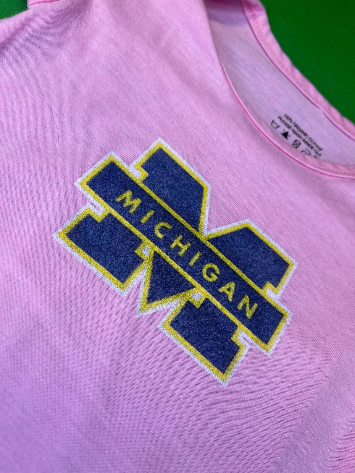 NCAA Michigan Wolverines Pink Bodysuit 6 months