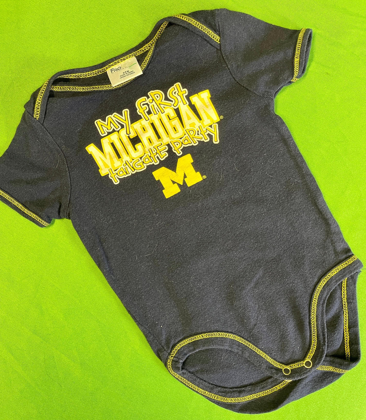 NCAA Michigan Wolverines Dark Blue Bodysuit 6-9 Months