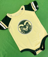 NCAA Colorado State Rams Yellow Cream Bodysuit 0-3 months