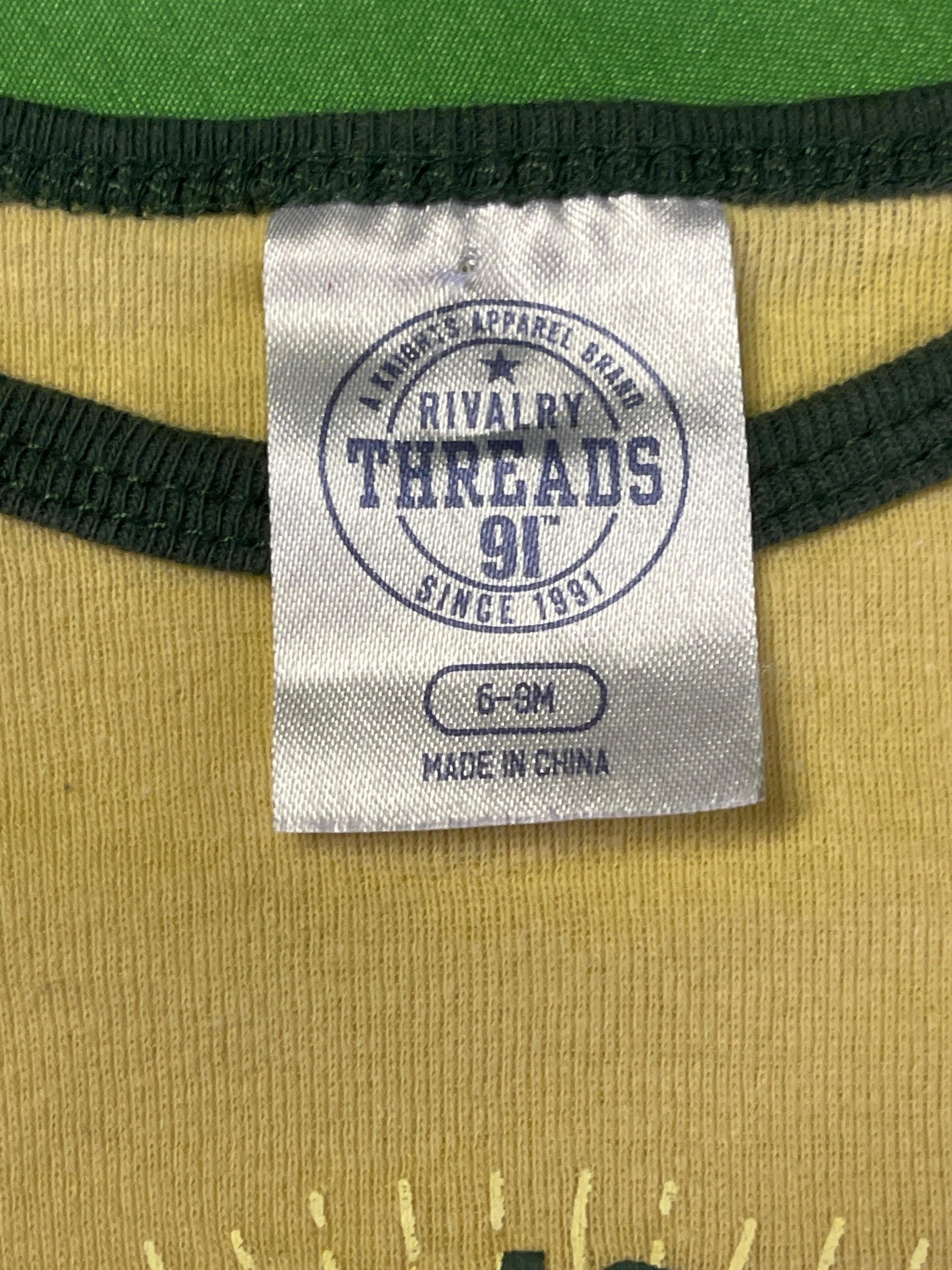 NCAA Colorado State Rams Yellow Cream Bodysuit 6-9 months