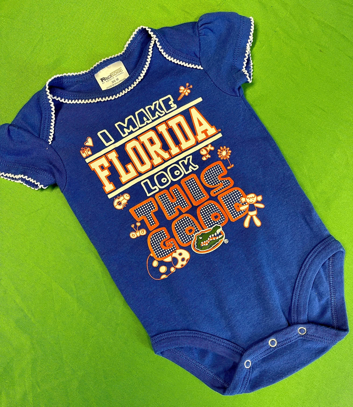 NCAA Florida Gators Blue Bodysuit 3-6 months