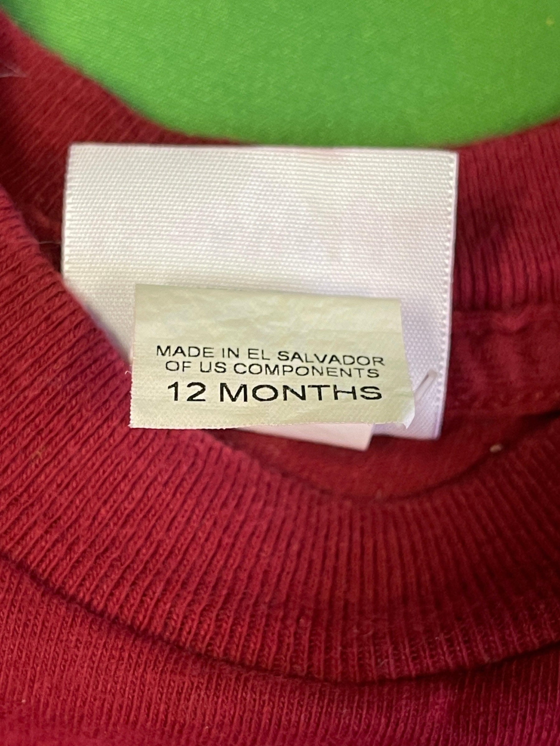 NCAA Oklahoma Sooners Red T-Shirt 12 months