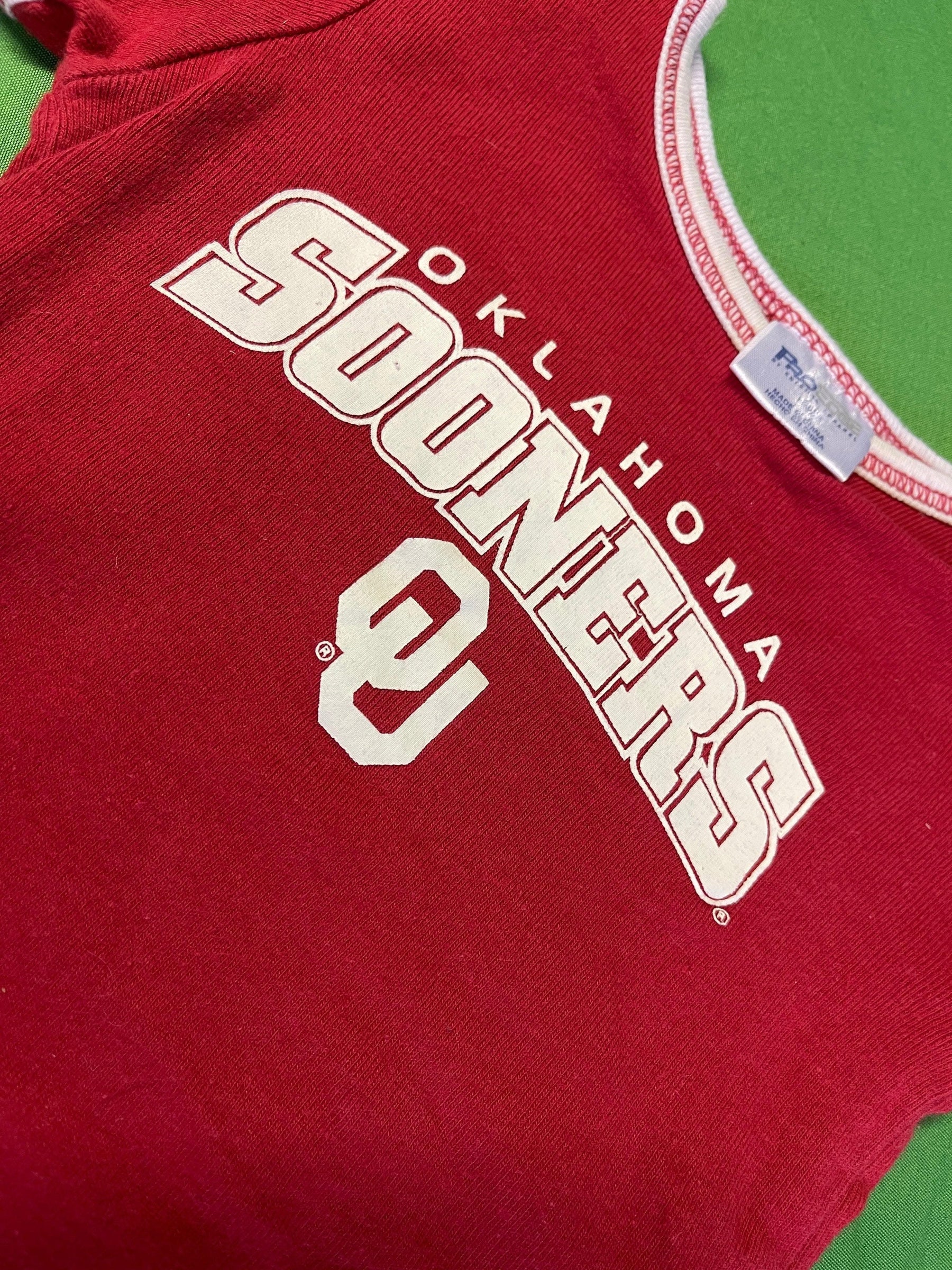NCAA Oklahoma Sooners Red Bodysuit 6-9 months