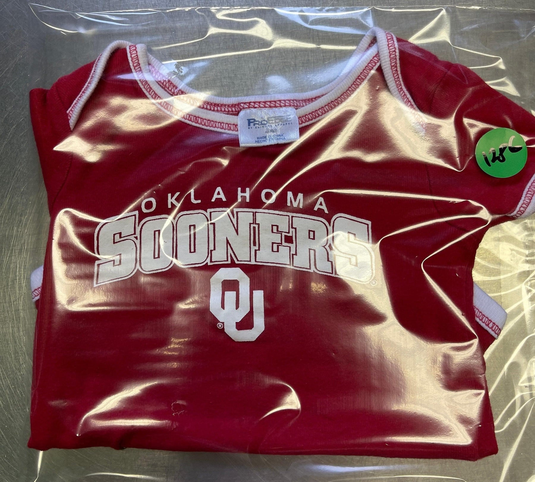 NCAA Oklahoma Sooners Red Bodysuit 6-9 months