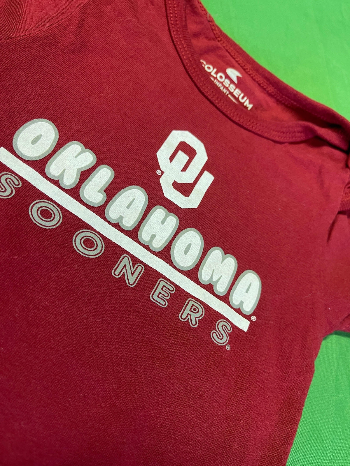 NCAA Oklahoma Sooners Red Bodysuit 6-12 months