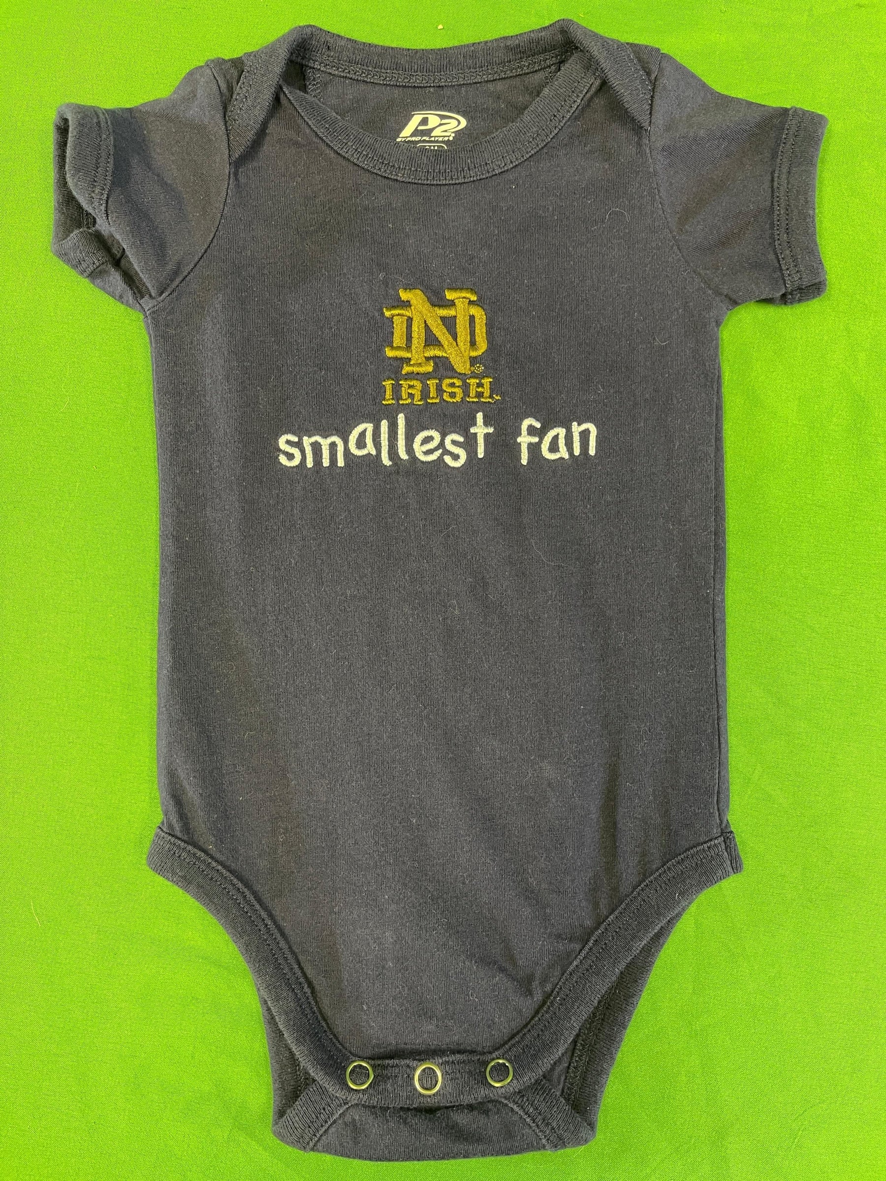 NCAA Notre Dame Fighting Irish Navy Bodysuit 6 months