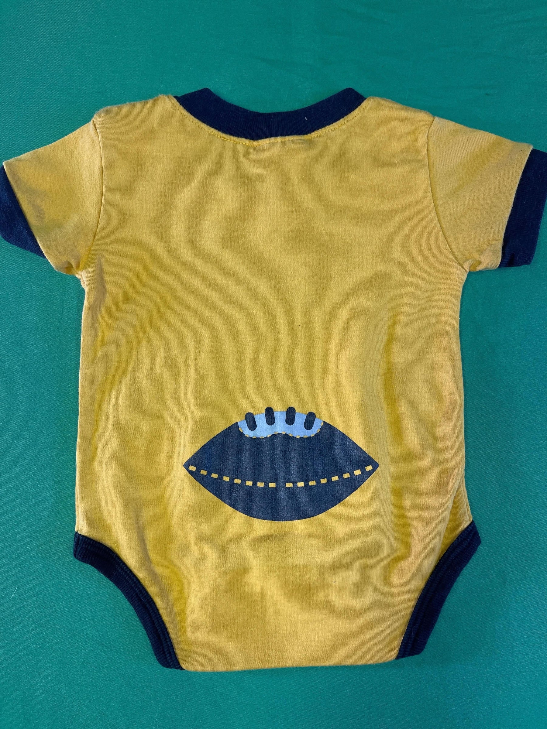 NCAA Colorado Buffaloes Mustard Bodysuit 3-6 months
