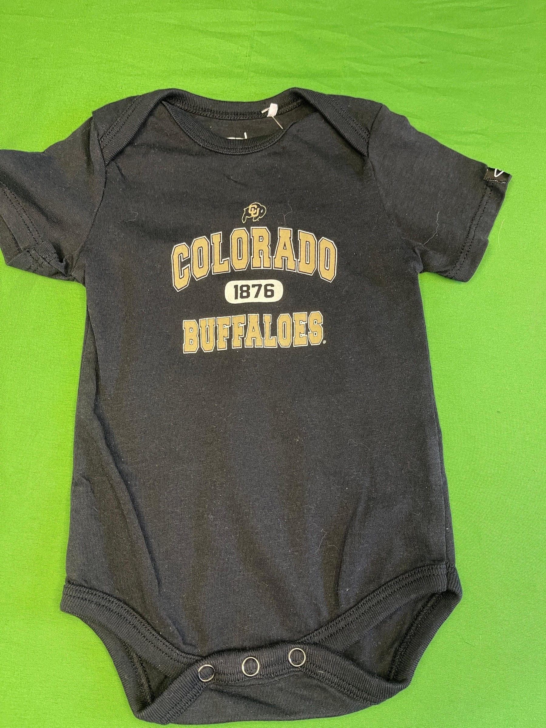 NCAA Colorado Buffaloes Black Bodysuit 0-3 months