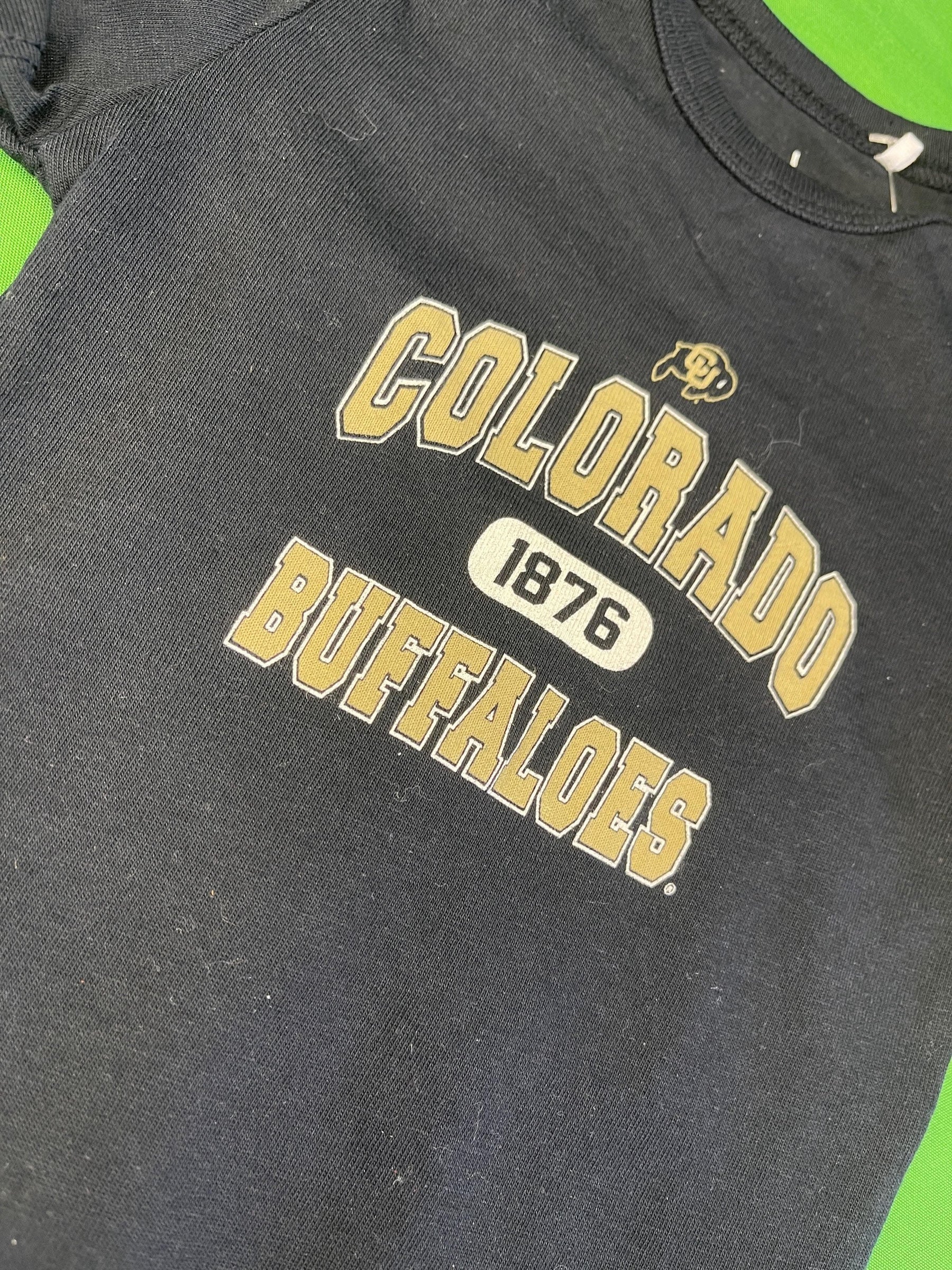 NCAA Colorado Buffaloes Black Bodysuit 0-3 months