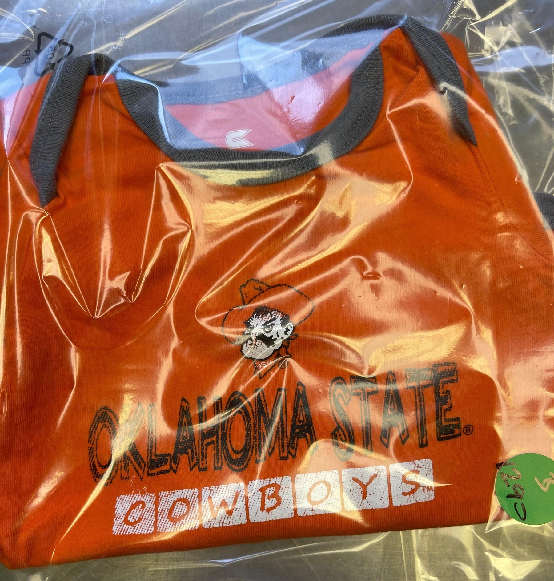 NCAA Oklahoma State Cowboys Orange Long-Sleeve Bodysuit 3-6 months