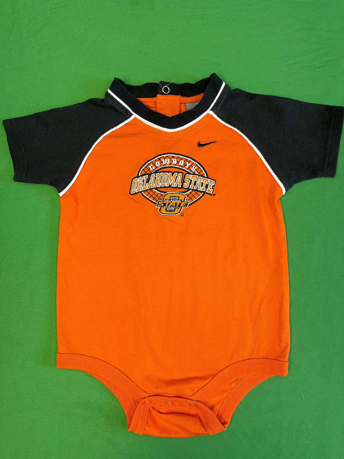 NCAA Oklahoma State Cowboys Orange Bodysuit 24 months