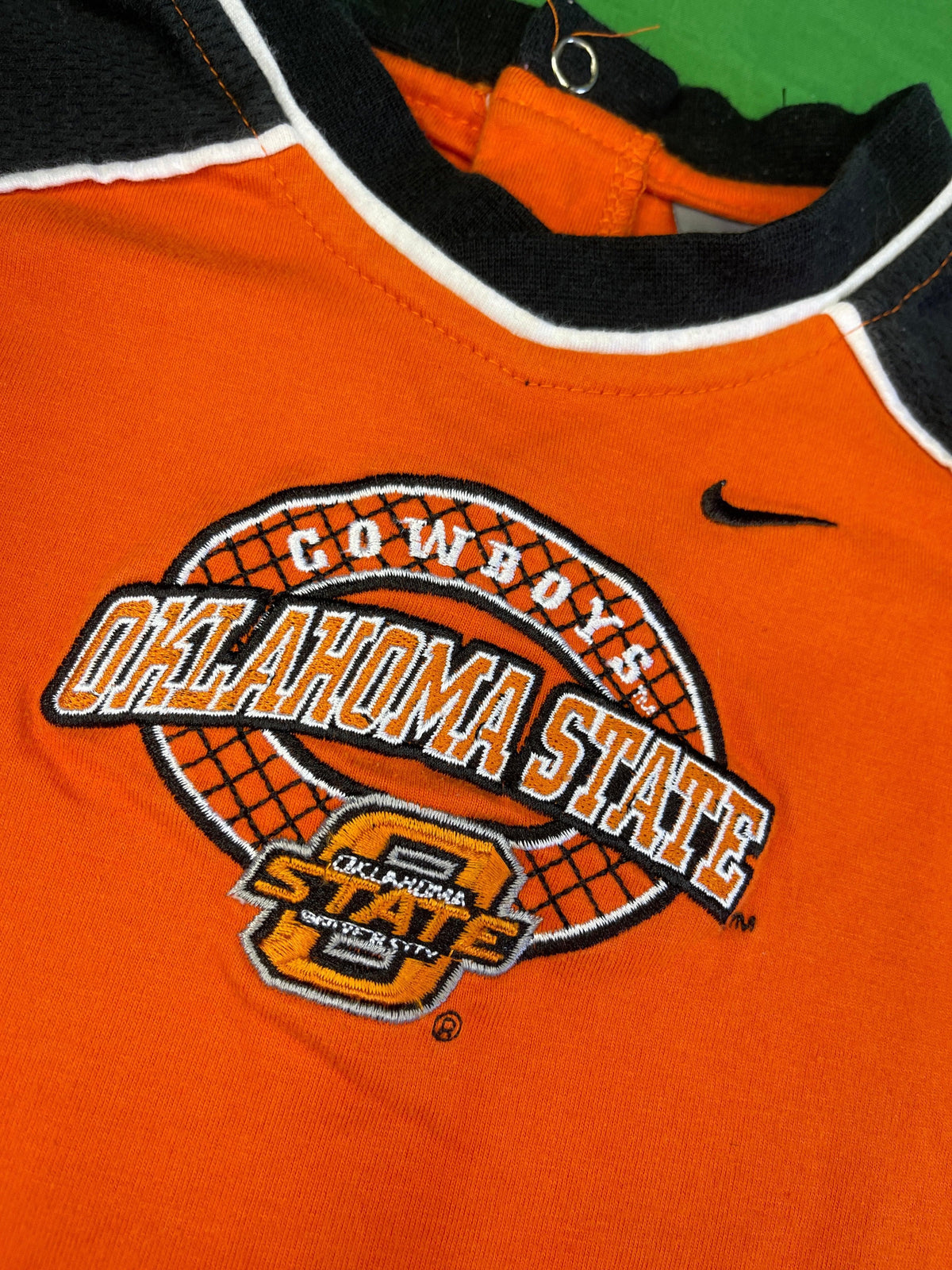 NCAA Oklahoma State Cowboys Orange Bodysuit 24 months