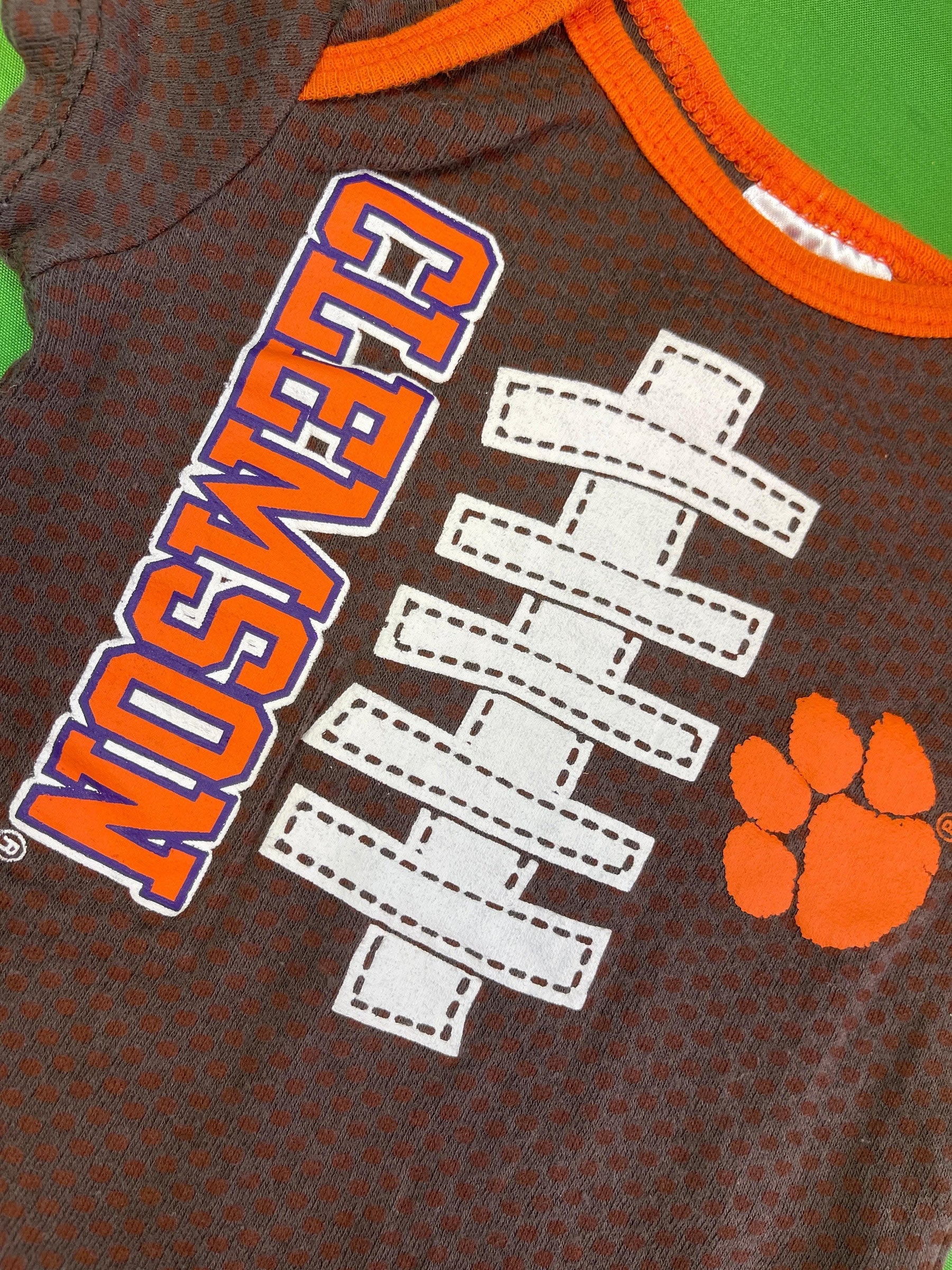 NCAA Clemson Tigers Football Design Bodysuit 0-3 months