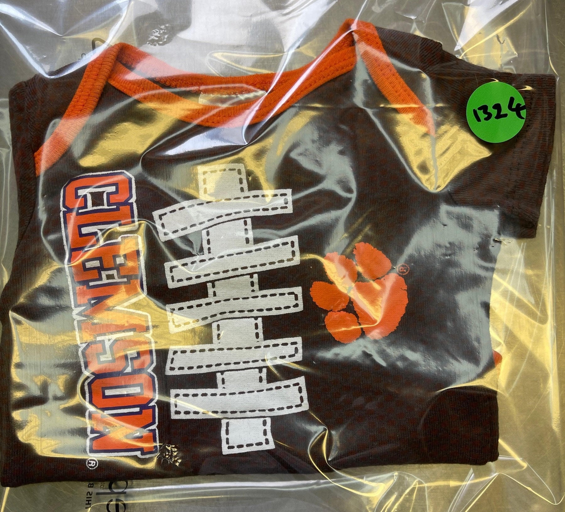 NCAA Clemson Tigers Football Design Bodysuit 0-3 months