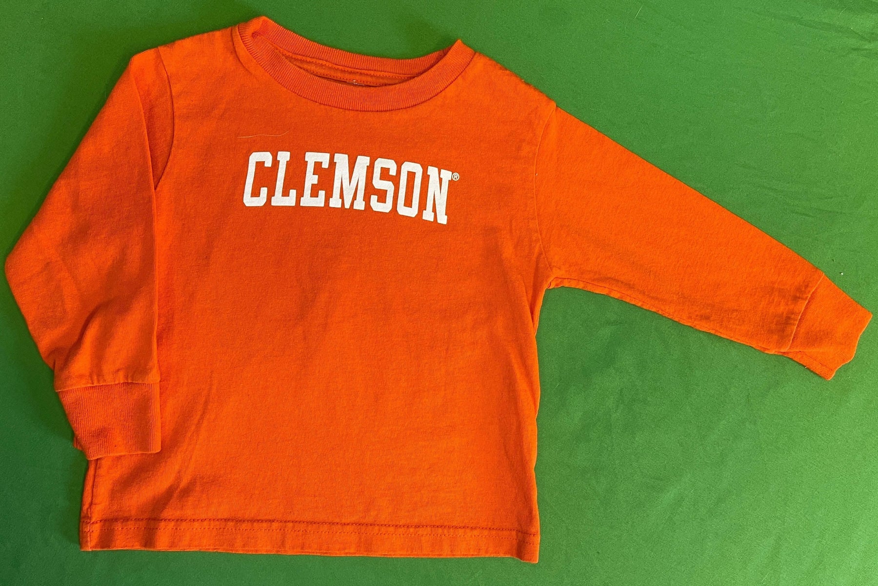 NCAA Clemson Tigers Orange Long-Sleeve T-Shirt Toddler 3T
