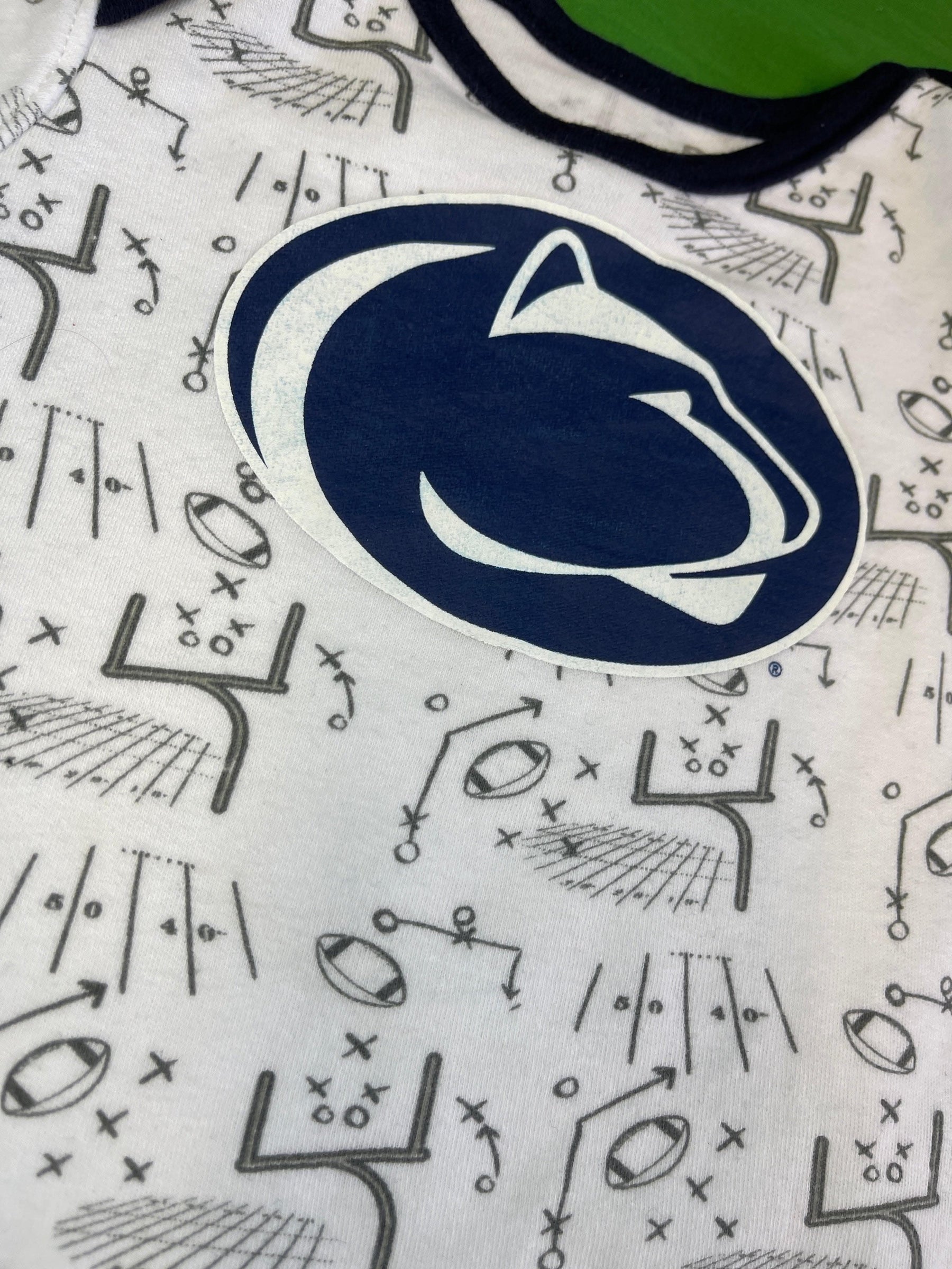 NCAA Penn State Nittany Lions White Patterned Bodysuit 18 months