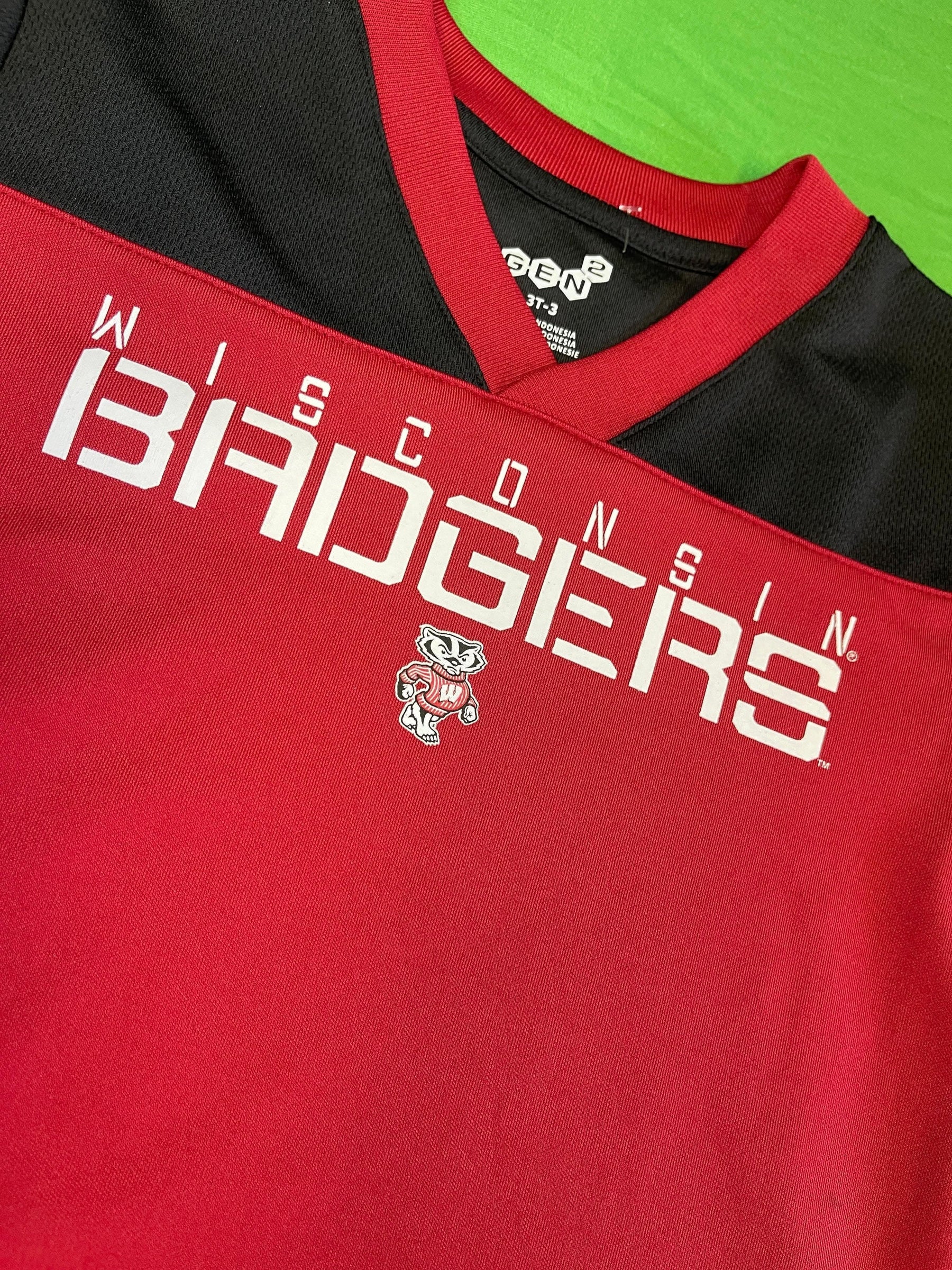 NCAA Wisconsin Badgers Red Jersey Toddler 3T