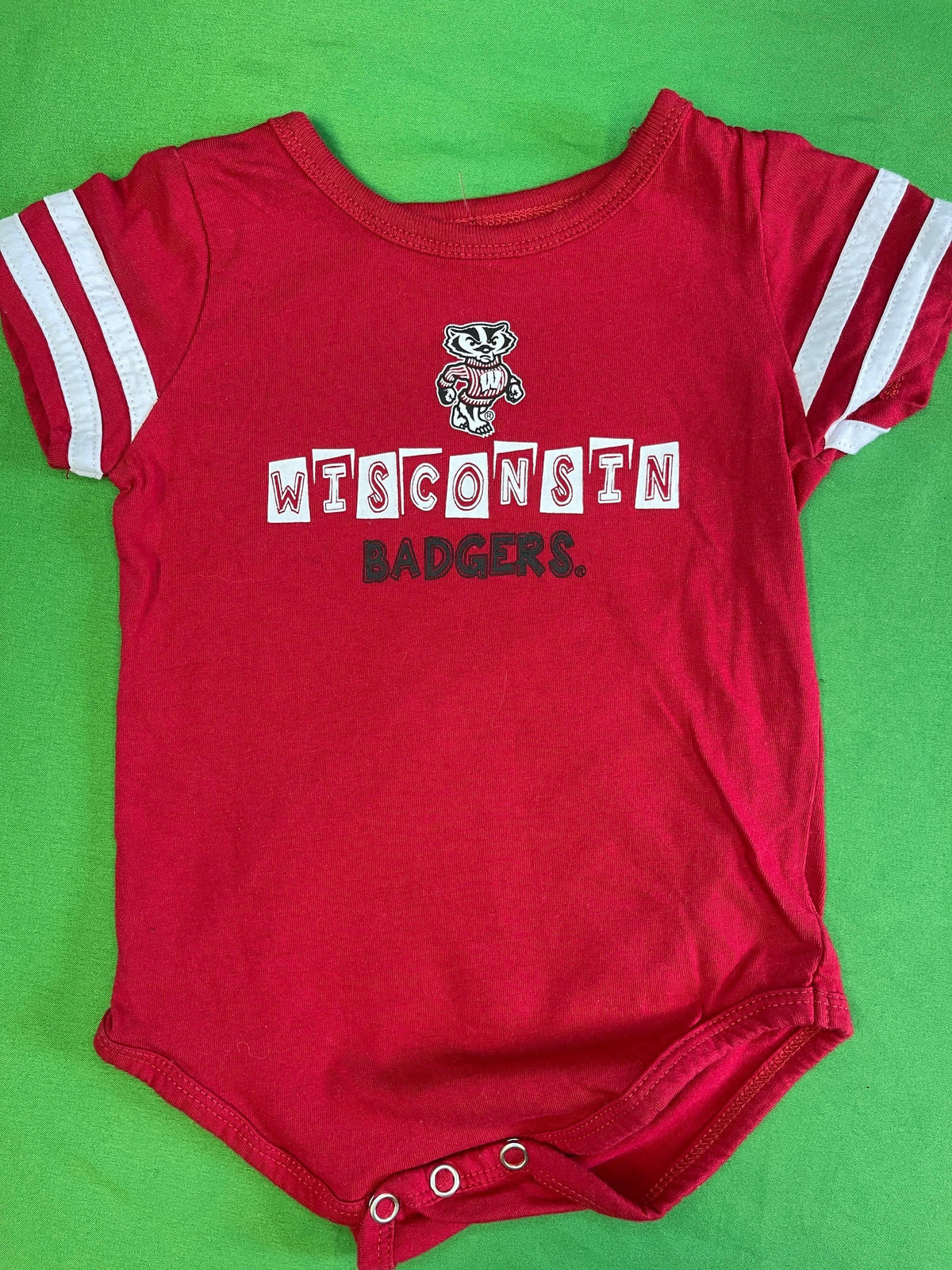 NCAA Wisconsin Badgers Red Bodysuit 6-12 months