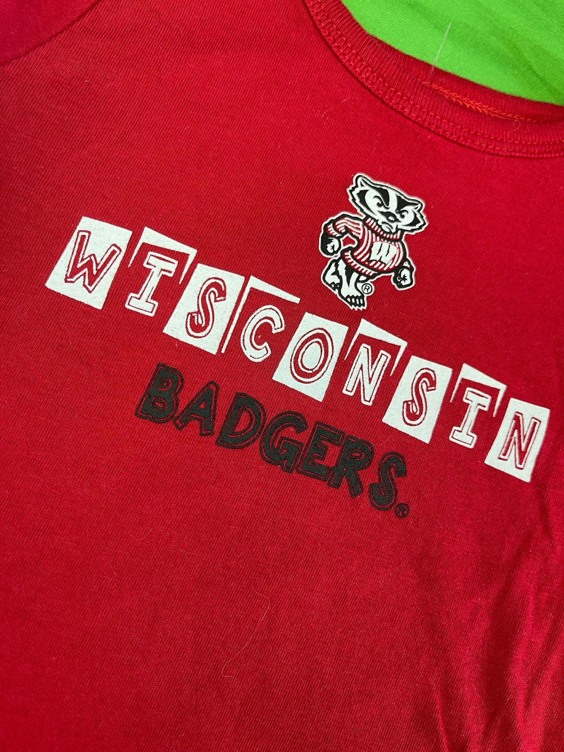 NCAA Wisconsin Badgers Red Bodysuit 6-12 months
