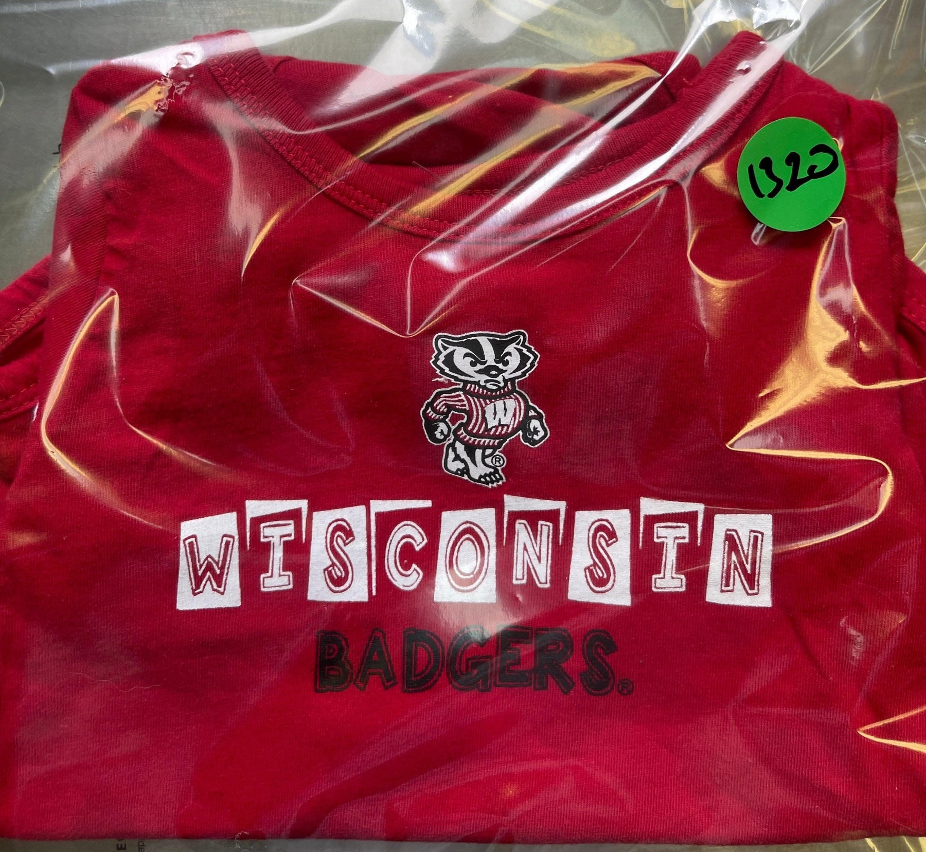 NCAA Wisconsin Badgers Red Bodysuit 6-12 months