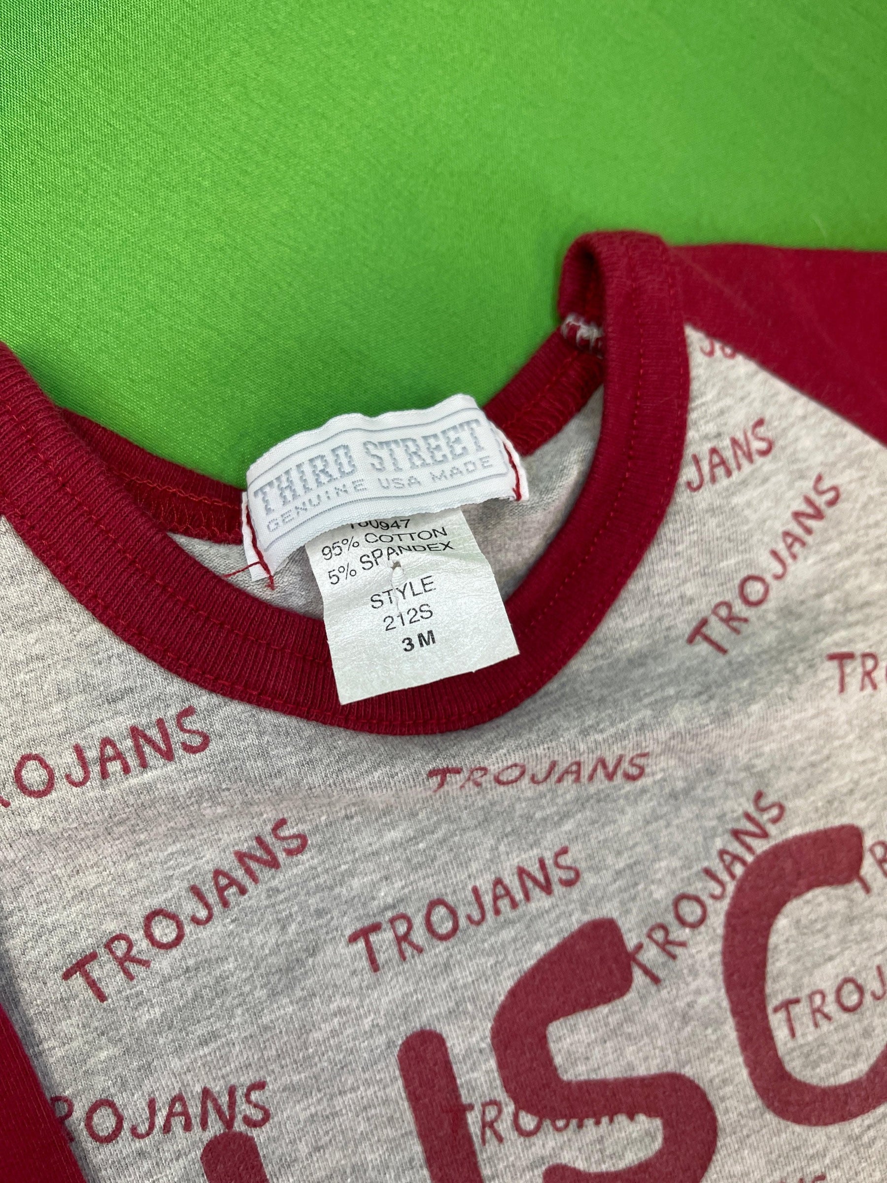 NCAA USC Trojans Maroon Bodysuit 3 months