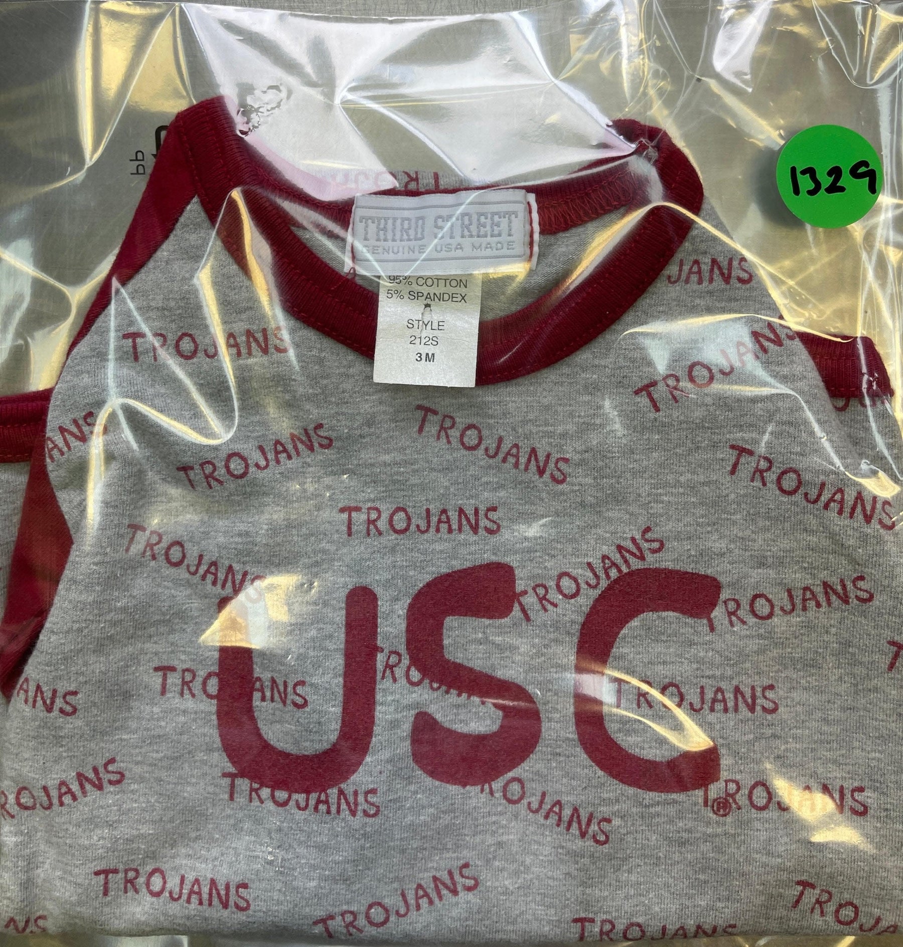 NCAA USC Trojans Maroon Bodysuit 3 months